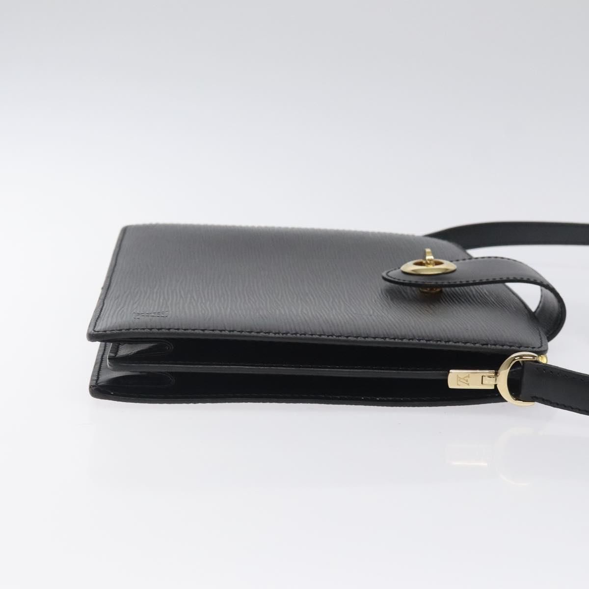 Louis Vuitton Epi Capuchin Shoulder Bag Black M 52342 Lv Auth