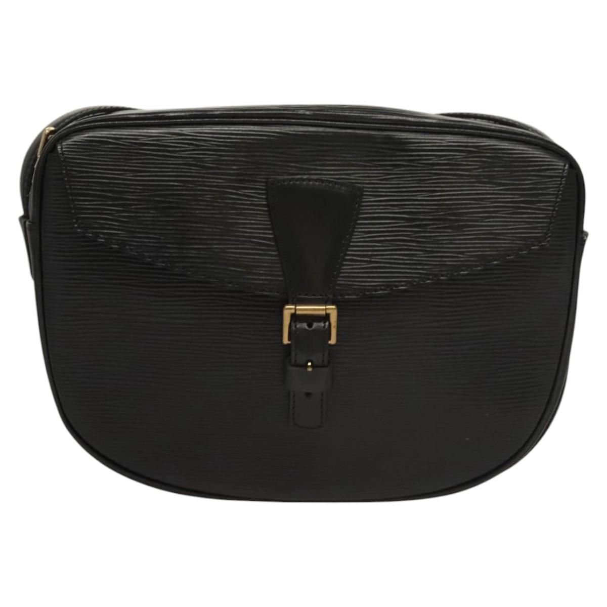 Louis Vuitton Epi Jeune Fille Mm Shoulder Bag Black M 52152 Lv Auth