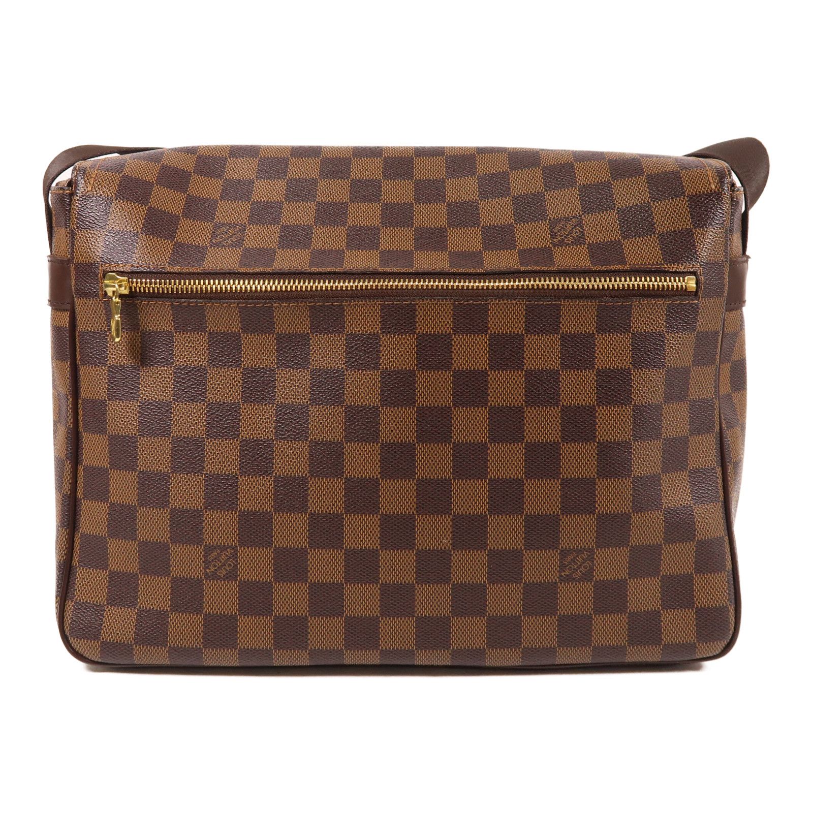 Louis Vuitton Damier Ebene Messenger Bag Palm Color Brown Shoulder Bag N 51125