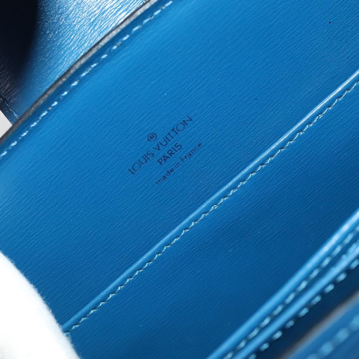 Louis Vuitton Epi Capuchin Shoulder Bag Blue M 52345 Lv Auth