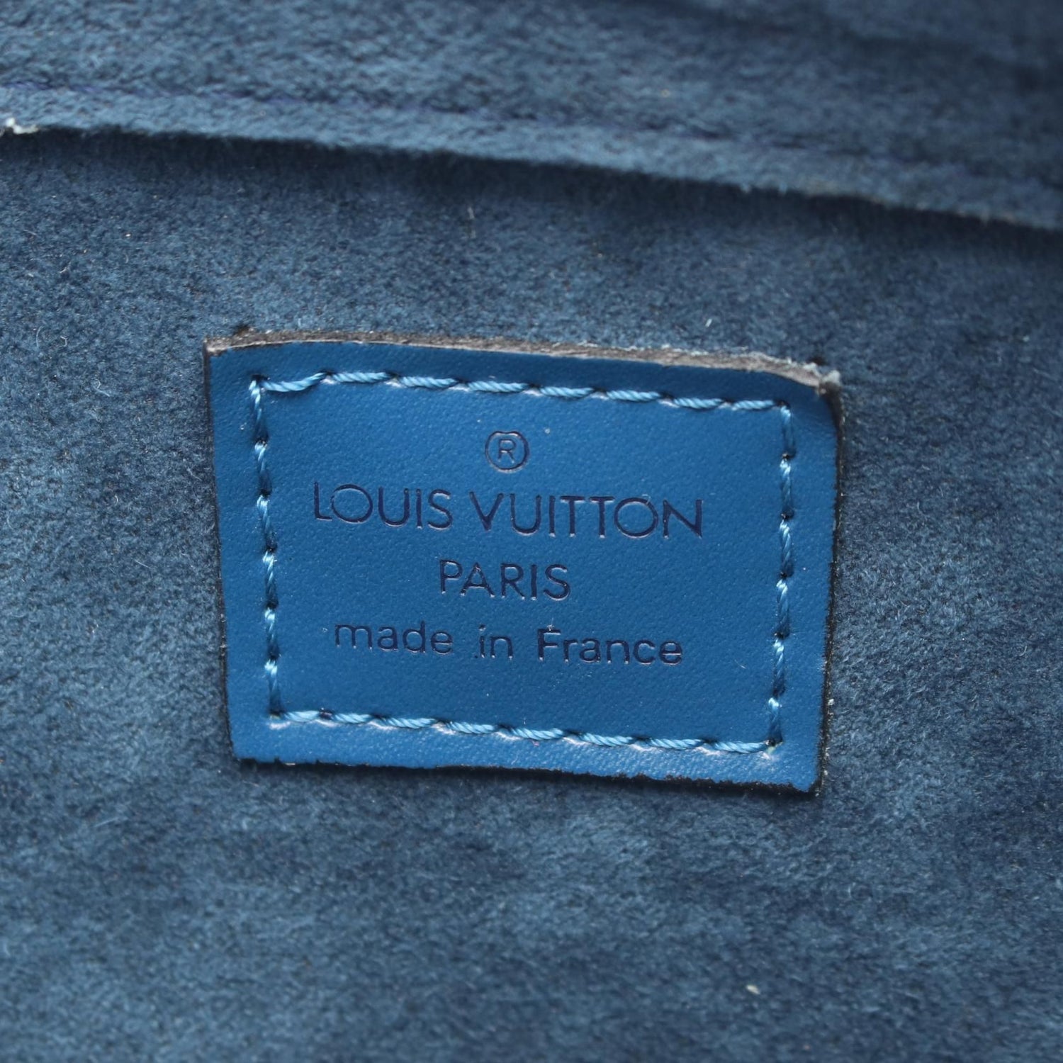 Louis Vuitton Pont Neuf Handbag M 52055 Epi Leather Toledo Blue Lv