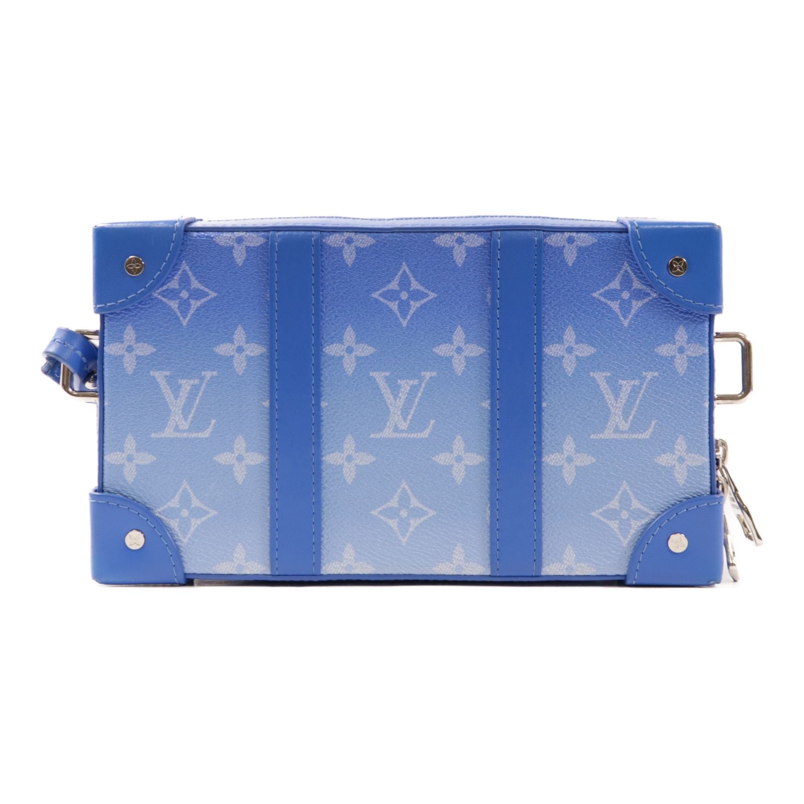 Louis Vuitton Monogram Clouds Soft Trunk Wallet Blue White Blue/white Shoulder Bag M 45432