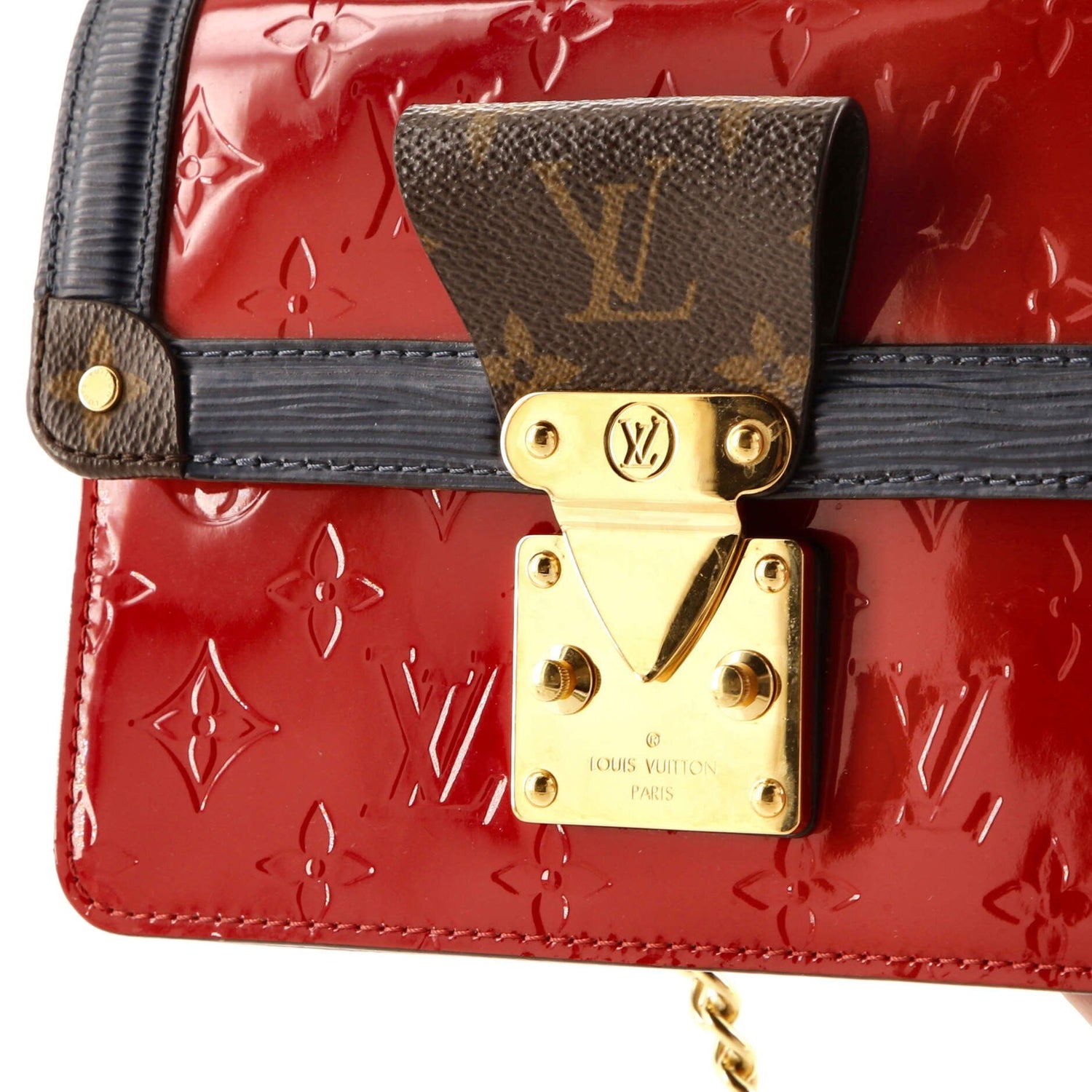 Louis Vuitton Wynwood Handbag Monogram Vernis With Monogram Canvas And Epi Leather
