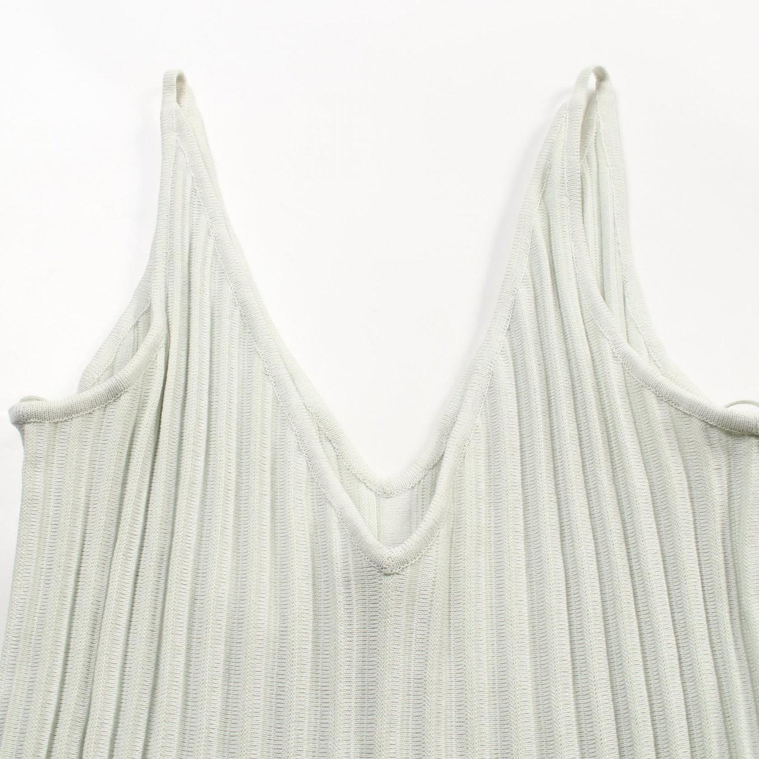 Chanel Coco Mark Pearl Button Dress P 43879k 04503 Cotton Rayon Green