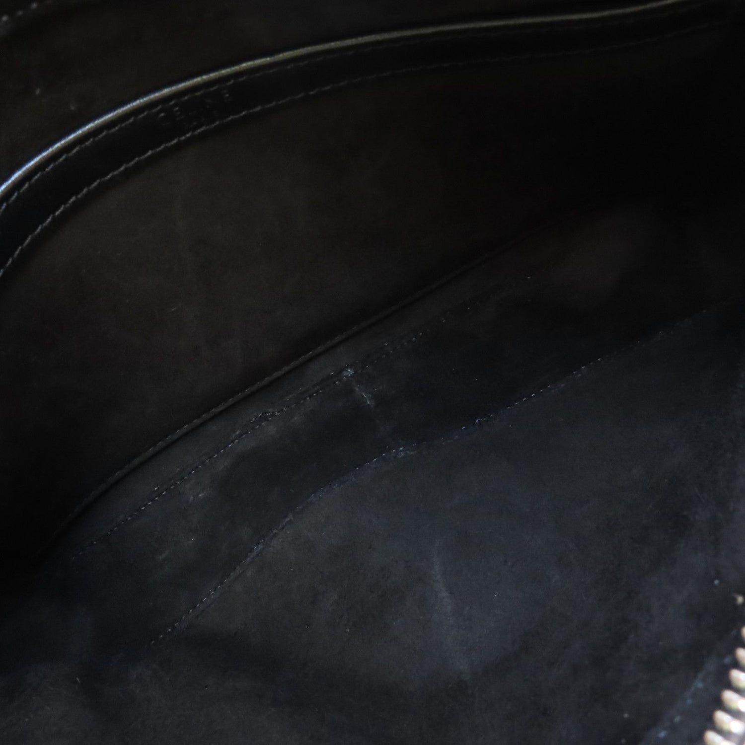 Celine Cowhide Leather Shoulder Bag Silver Shoulder Bag Black Calfskin (cowhide) F-cu-3201