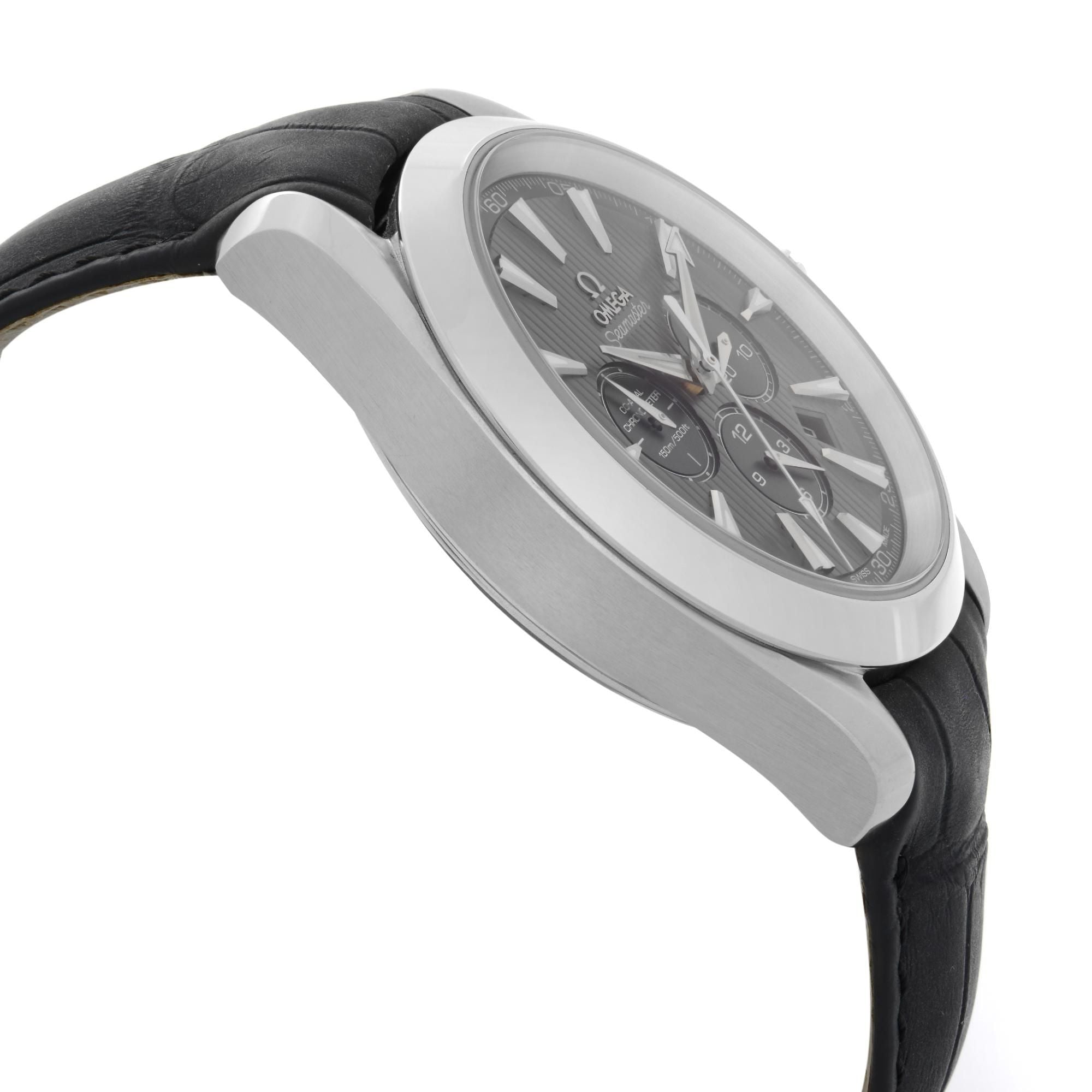Omega Seamaster Aqua Terra Steel Chronograp Gray Dial Watch 231.13.44.50.06.001