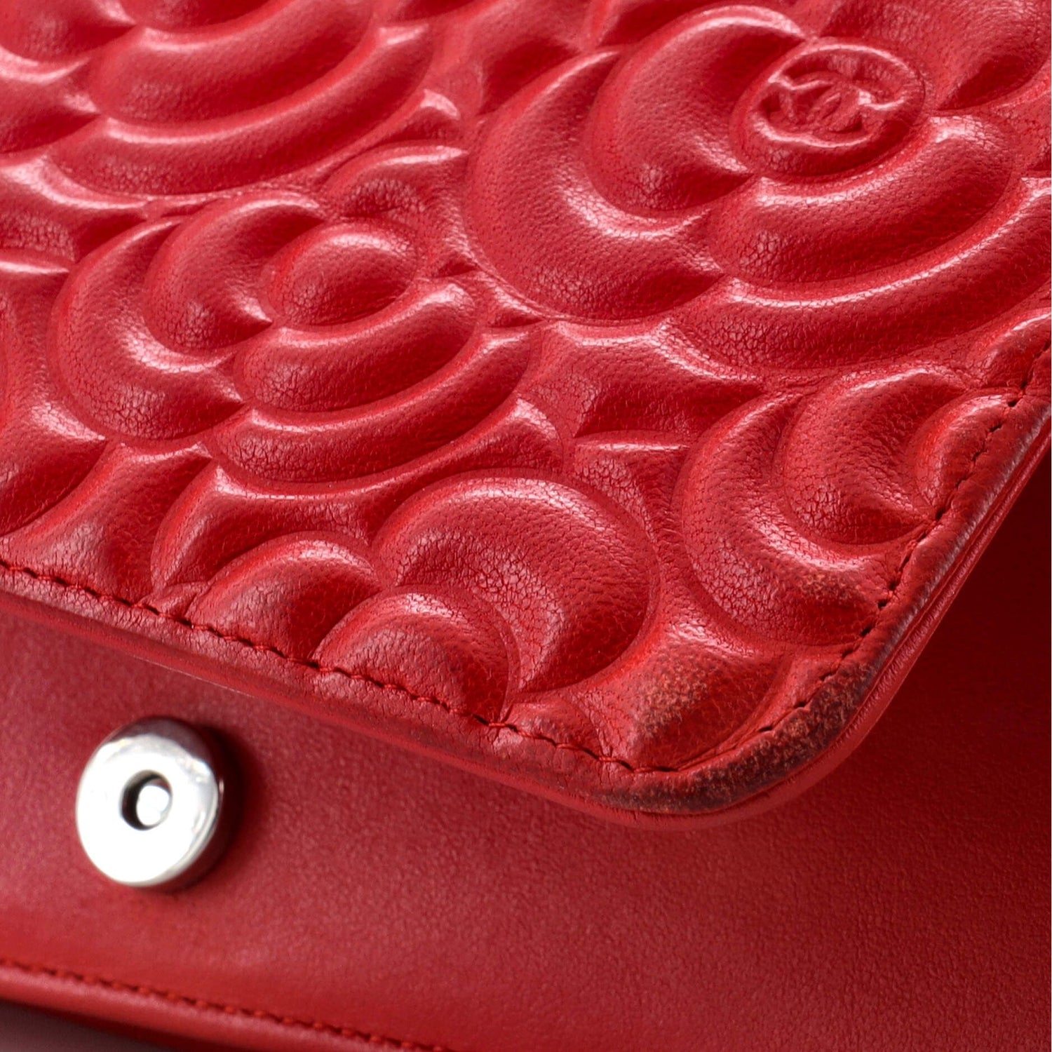 Chanel Wallet On Chain Camellia Lambskin