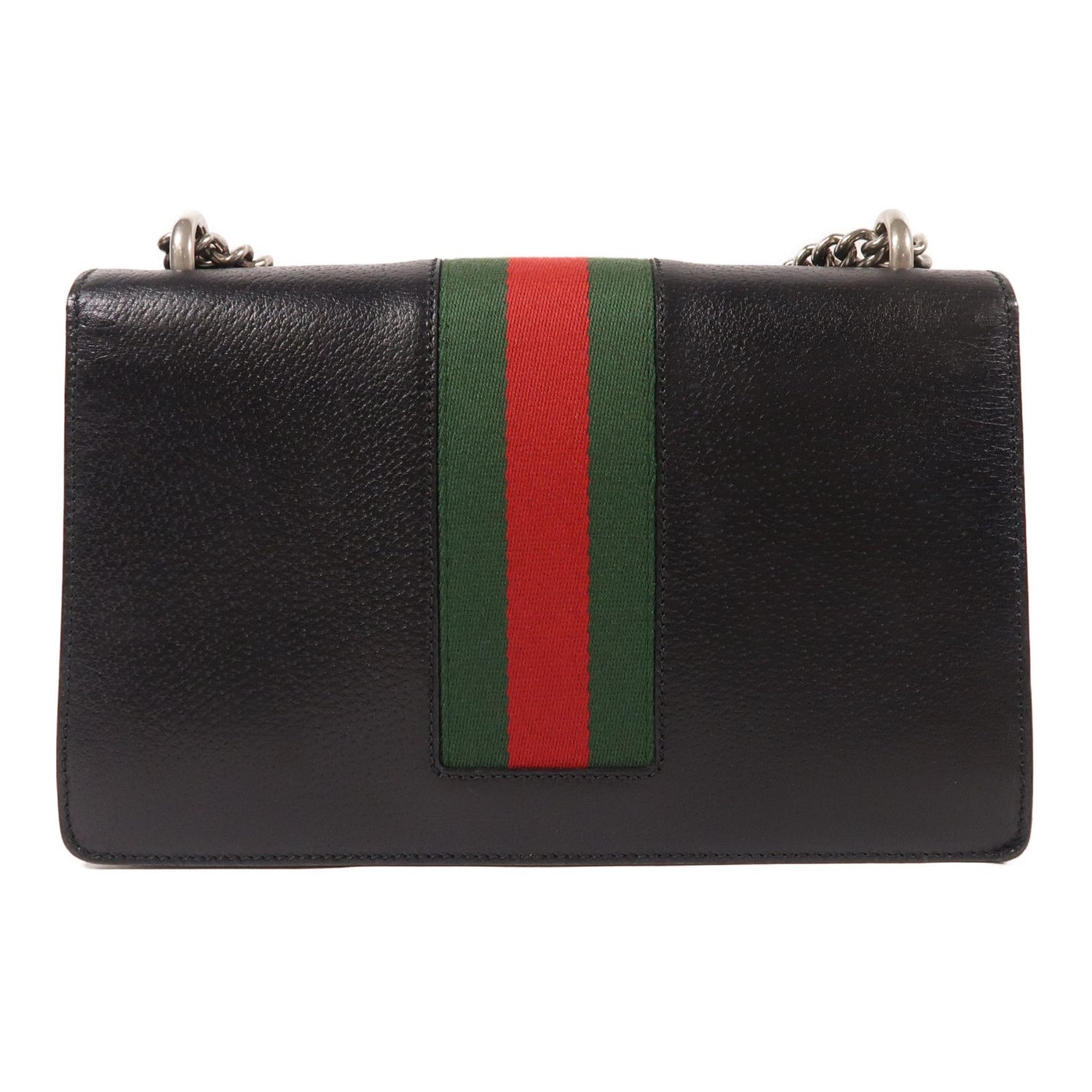 Gucci Cowhide Leather Dionysus Crossbody Back Bag Black Color Shoulder Bag Black Calfskin (cowhide) 4