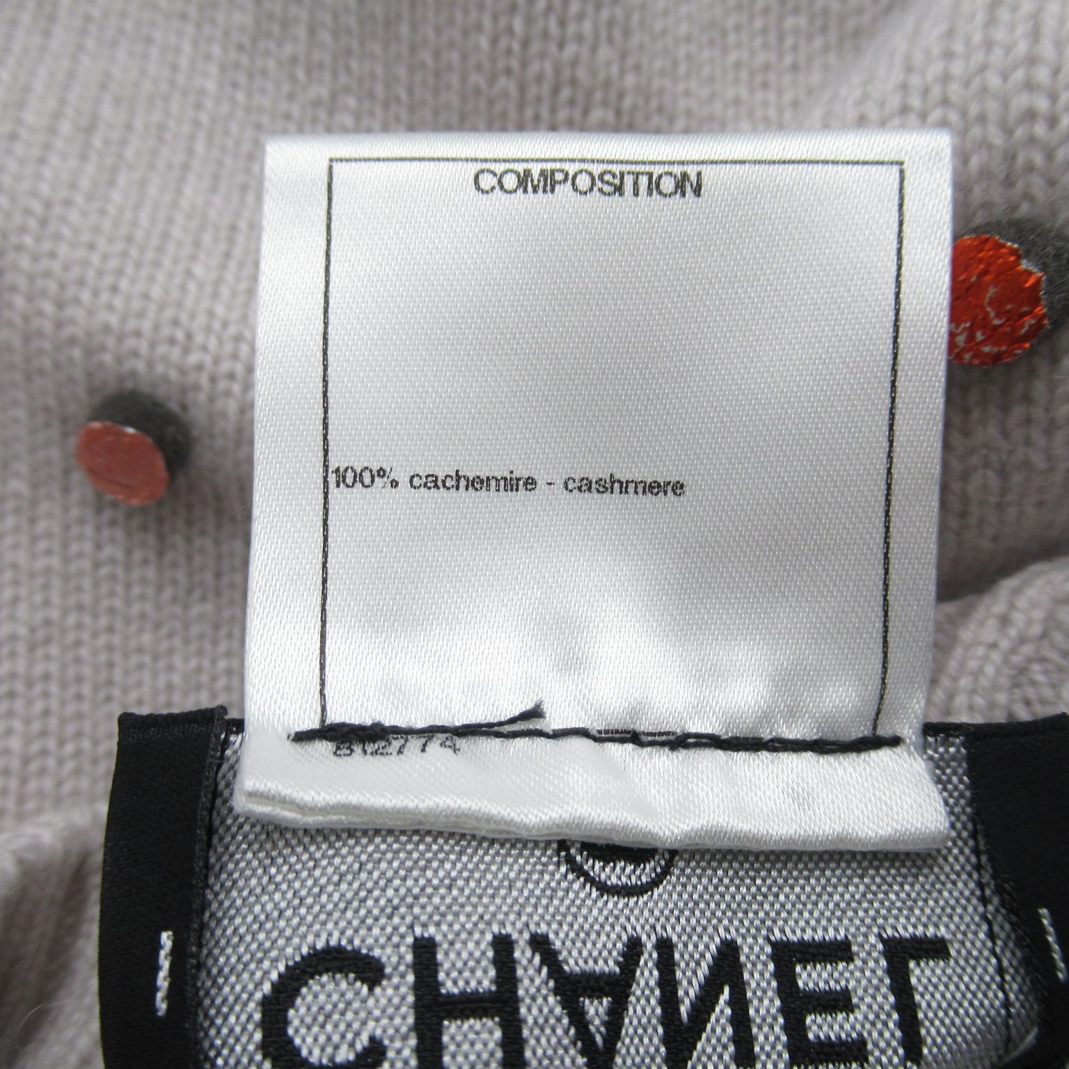 Chanel Knitwear Sweater P 50459k 06396 Cashmere Gurege