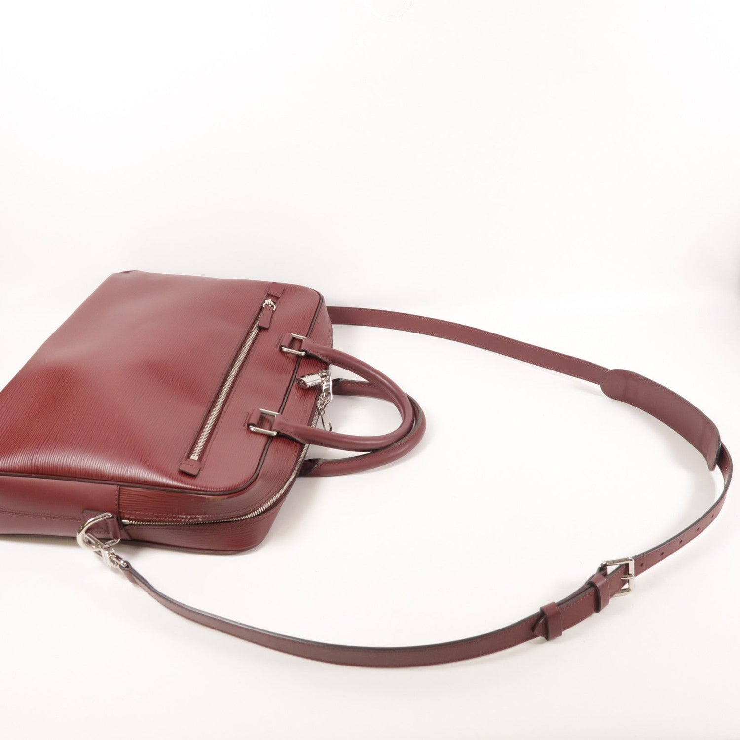 Louis Vuitton Epi Pdb Porte Ginko Hand-hound Shoulder Bag Red 2way Shoulder Bag M 54040
