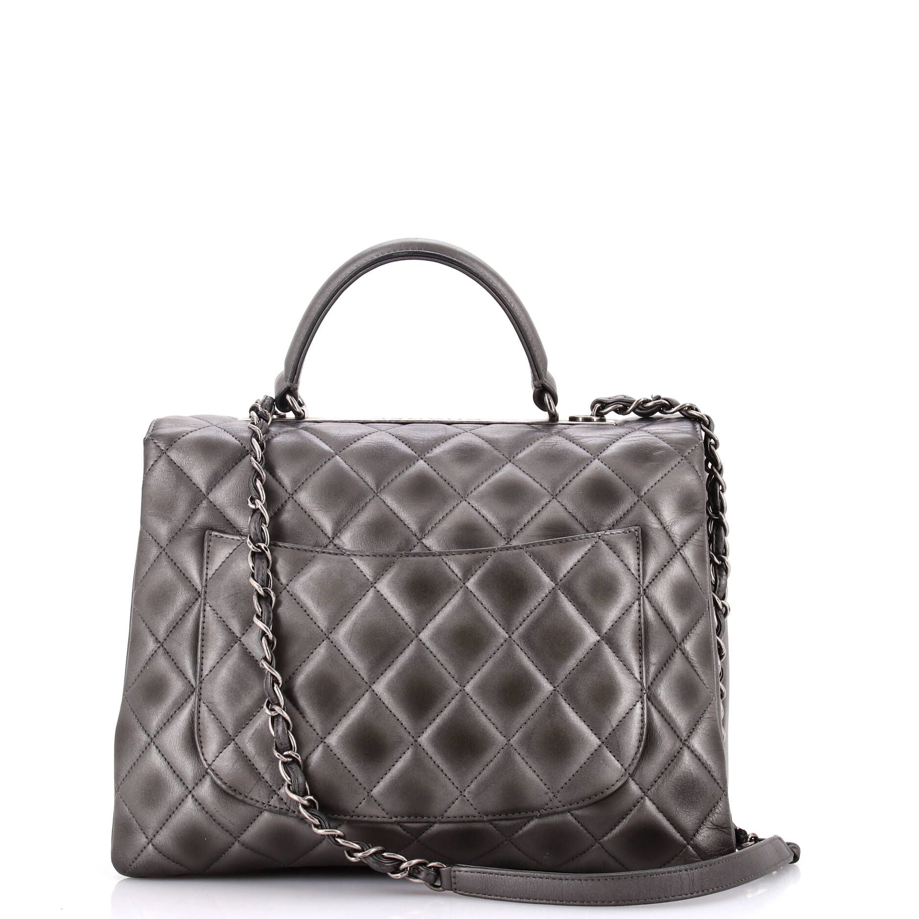 Chanel Trendy CC Top Handle Bag Quilted Lambskin Large