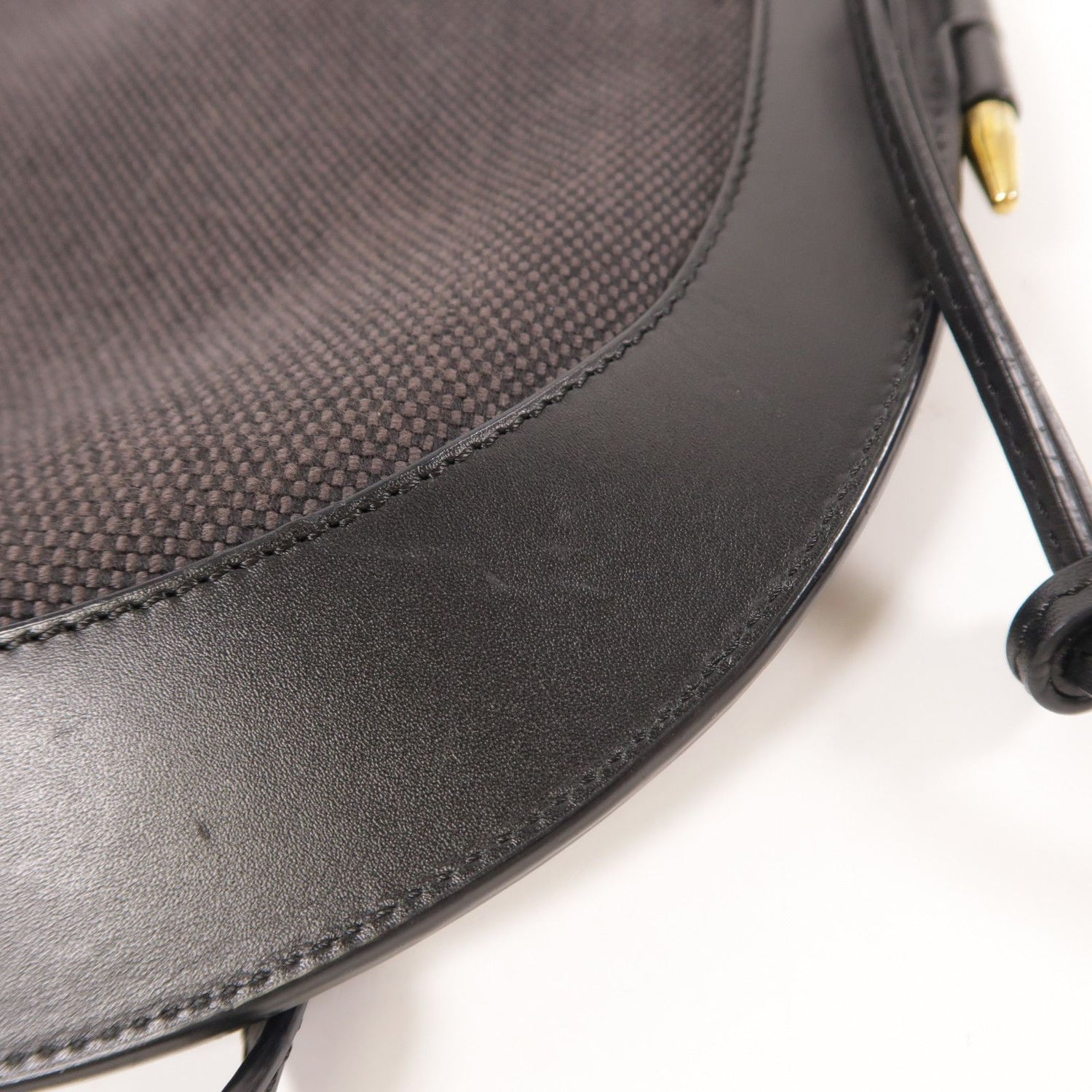 Loewe Canvas Shoulder Bag Black Canvas