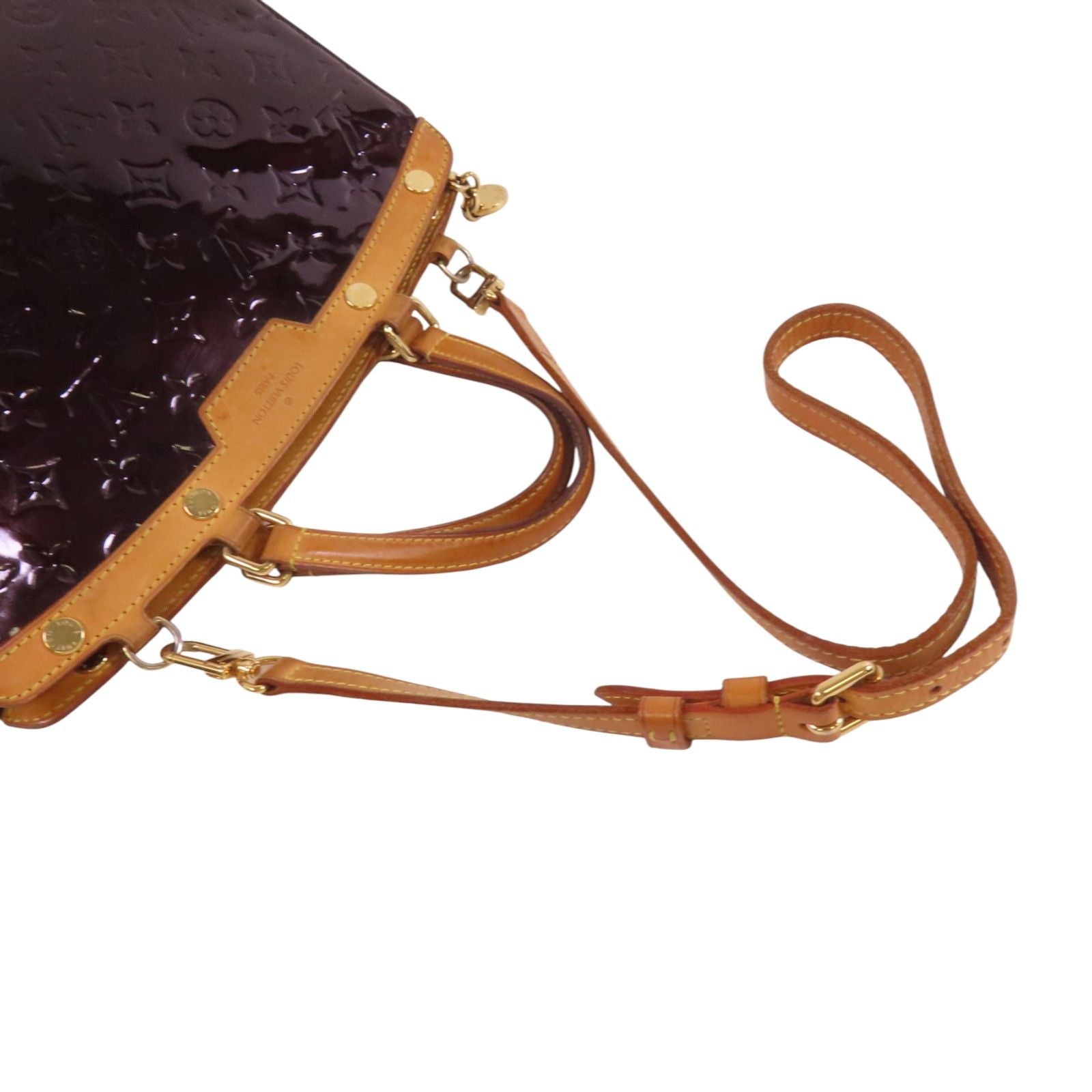 Louis Vuitton Vernis Brea Mm Hand-milled Shoulder Bag Bordeaux 2way Shoulder Bag M 91619