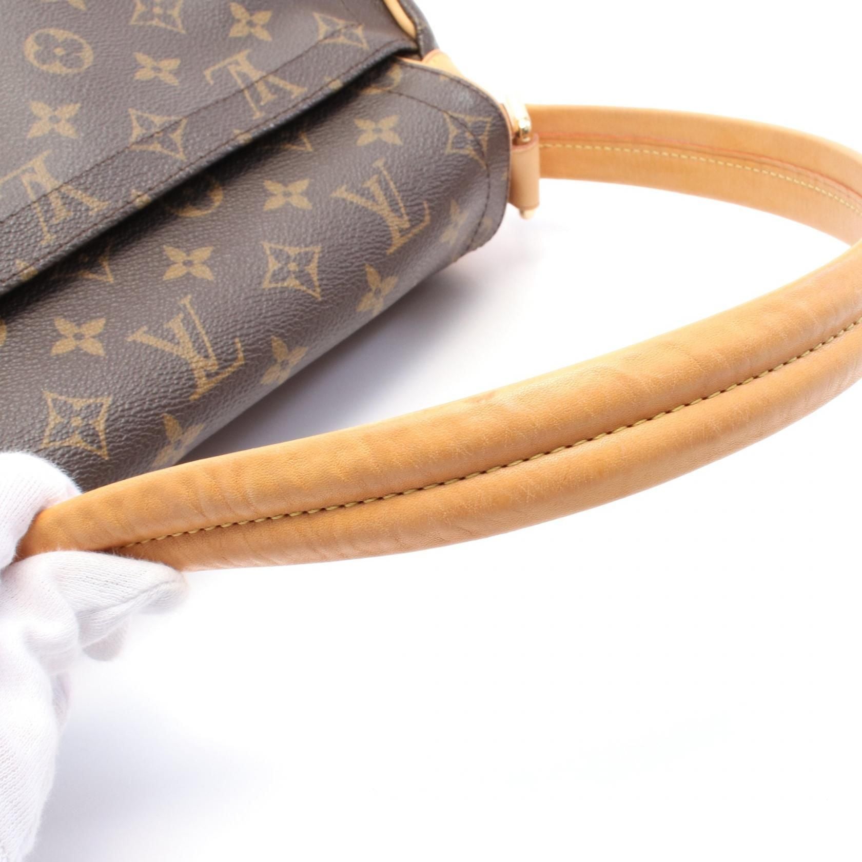 Louis Vuitton Beverly Mm Shoulder Bag M 40121 Monogram Leather Brown Lv