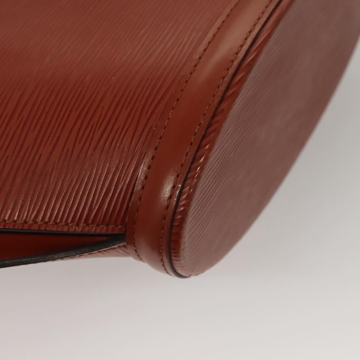 Louis Vuitton Epi Saint Jacques Hand Bag Brown M 52263 Lv Auth