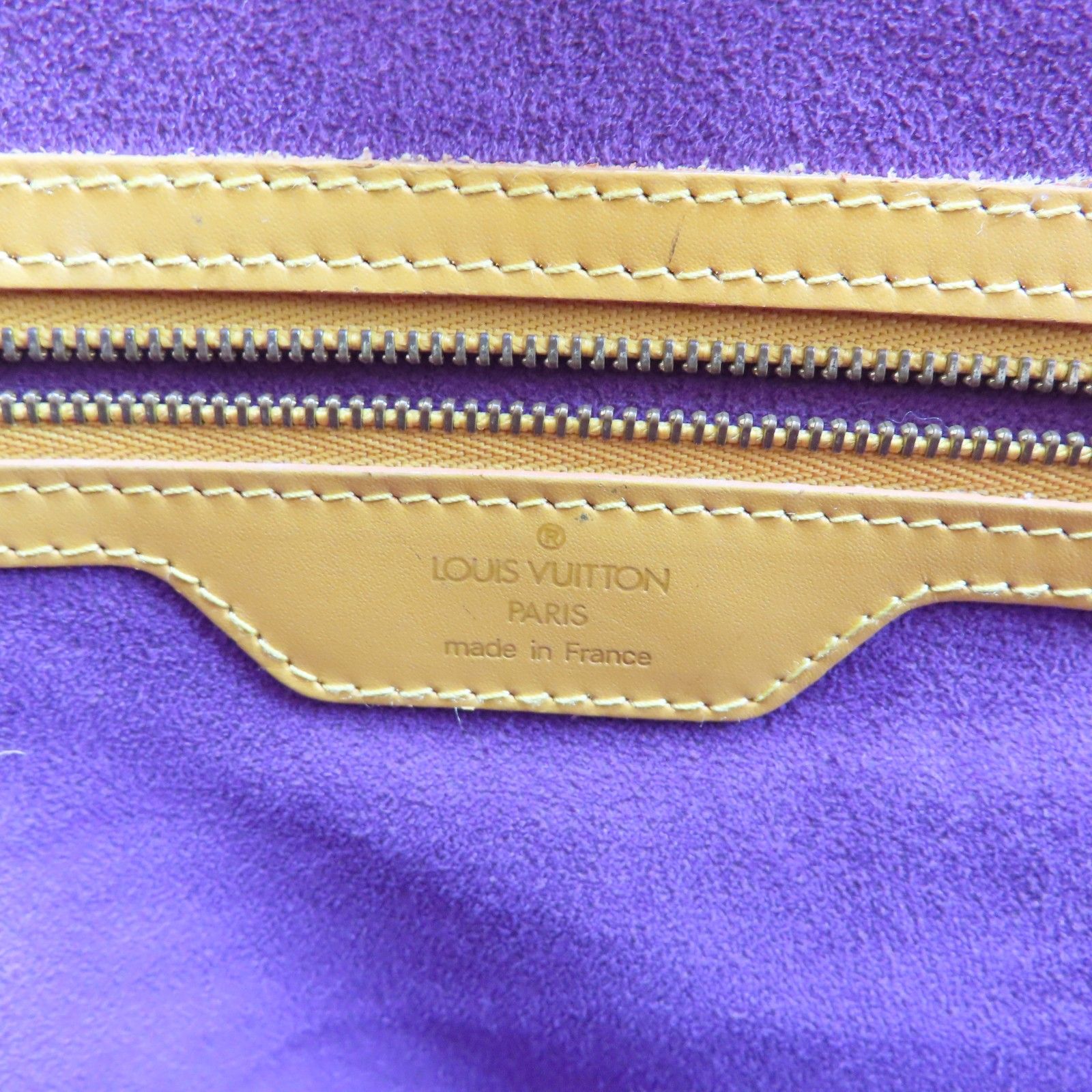Louis Vuitton Saint Jacques Shoulder Bag Epi Leather Yellow M 52269