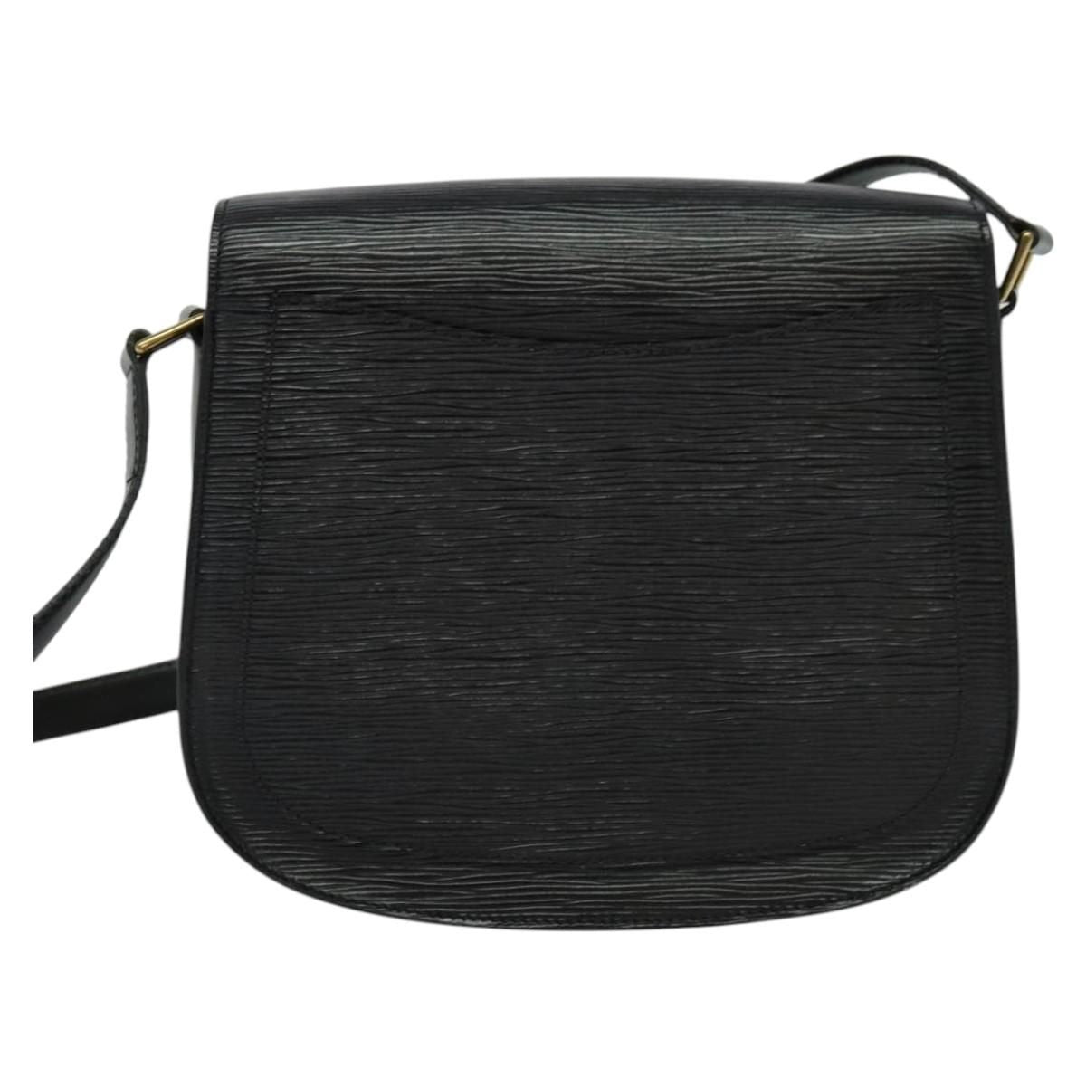 Louis Vuitton Epi Monogram Saint Cloud Gm Bag Black Noir M 52192 Auth