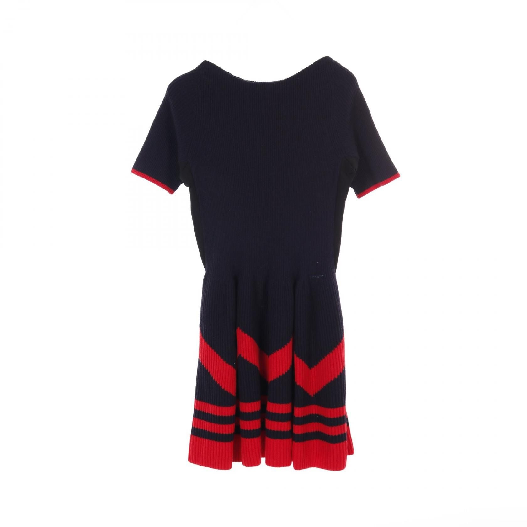 Louis Vuitton Red Navy Red Black Dress Rw 132wf 4kd 09ode