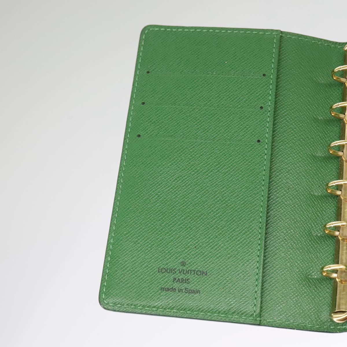 Louis Vuitton Epi Agenda Pm Day Planner Cover Green R 20054 Lv Auth