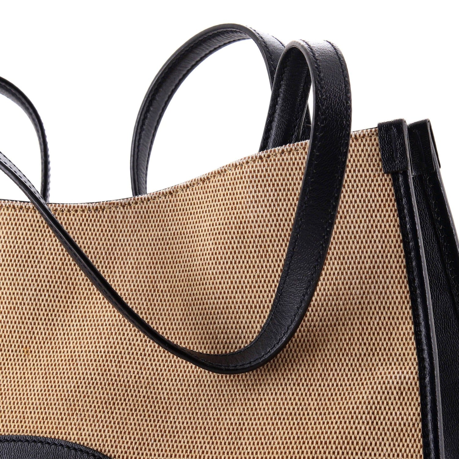 Gucci Horsebit 1955 Tote Canvas And Leather Medium