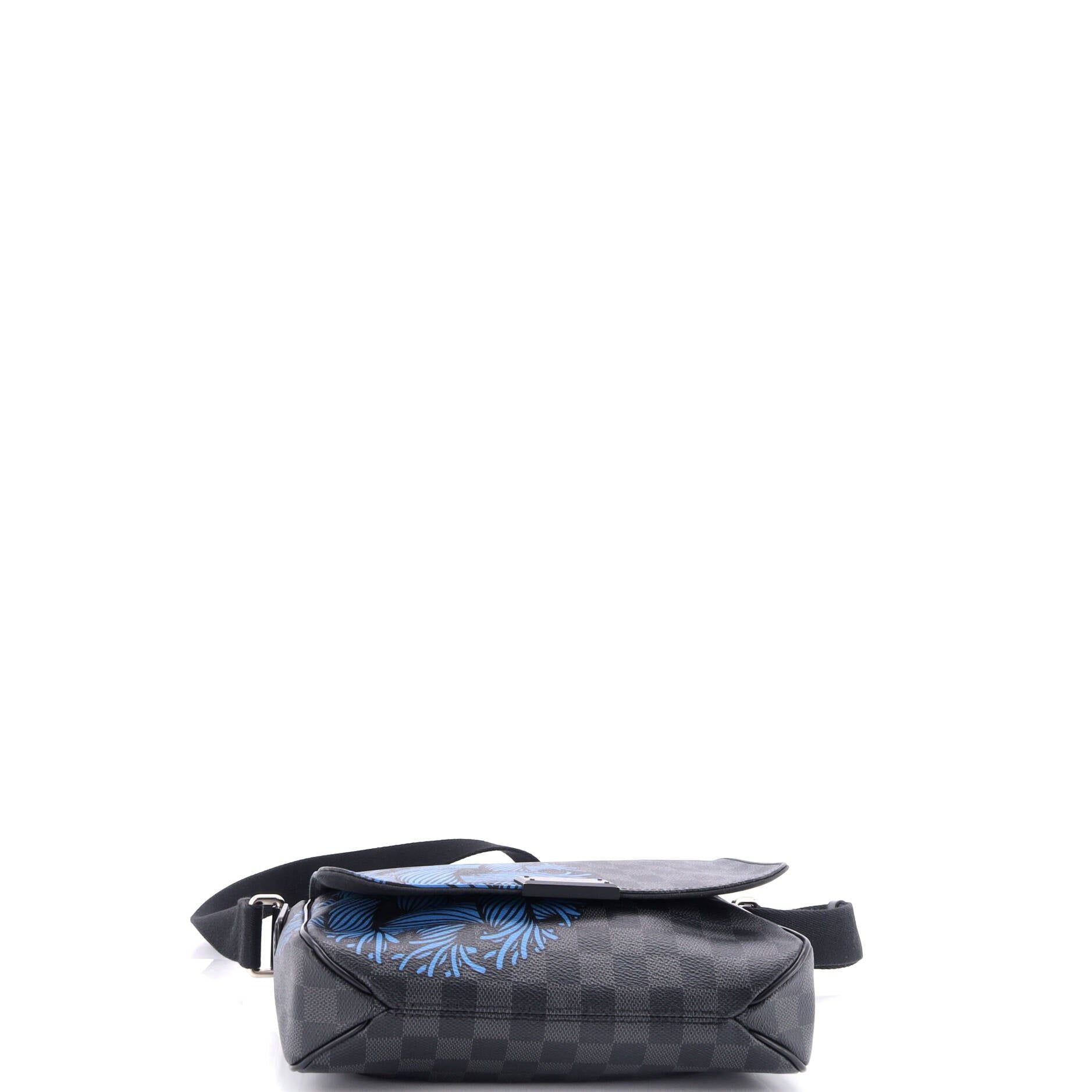 Louis Vuitton District Messenger Bag Limited Edition Nemeth Damier Graphite Pm
