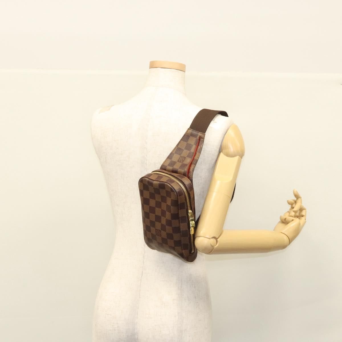 Louis Vuitton Damier Ebene Geronimos Shoulder Bag N 51994 Lv Auth