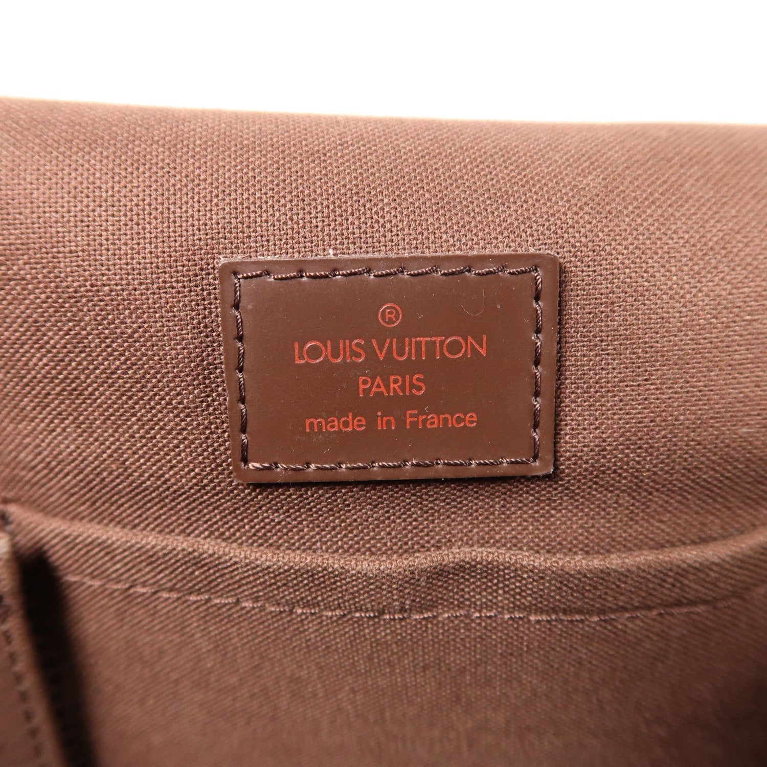 Louis Vuitton Damier Ebene Messenger Bag Palm Color Brown Shoulder Bag N 51125