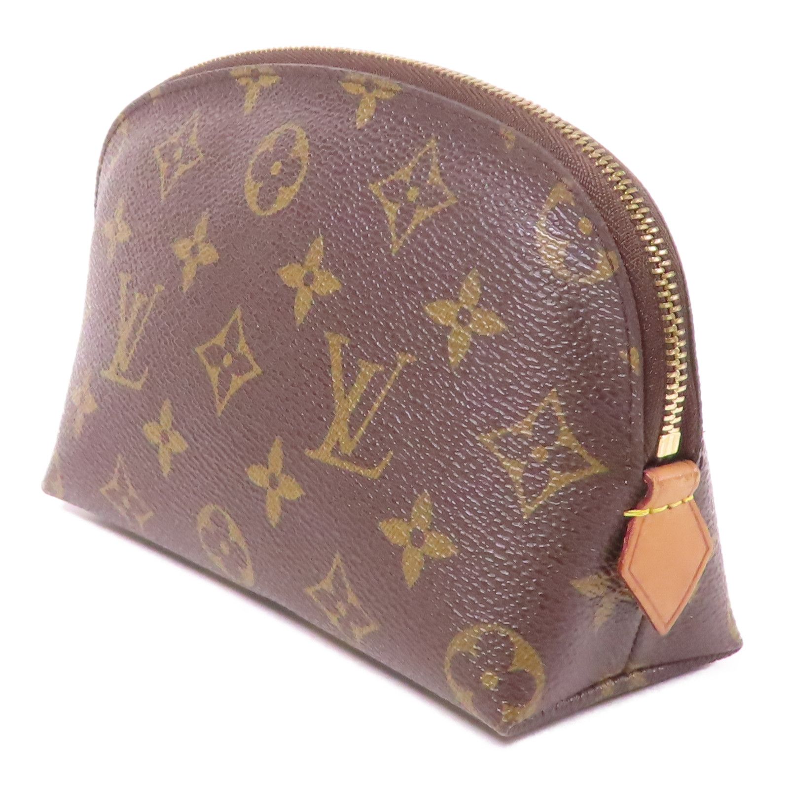 Louis Vuitton Monogram Cosmetic Pouch Pm Brown Brown Business Bag Clutch Bag M 47515