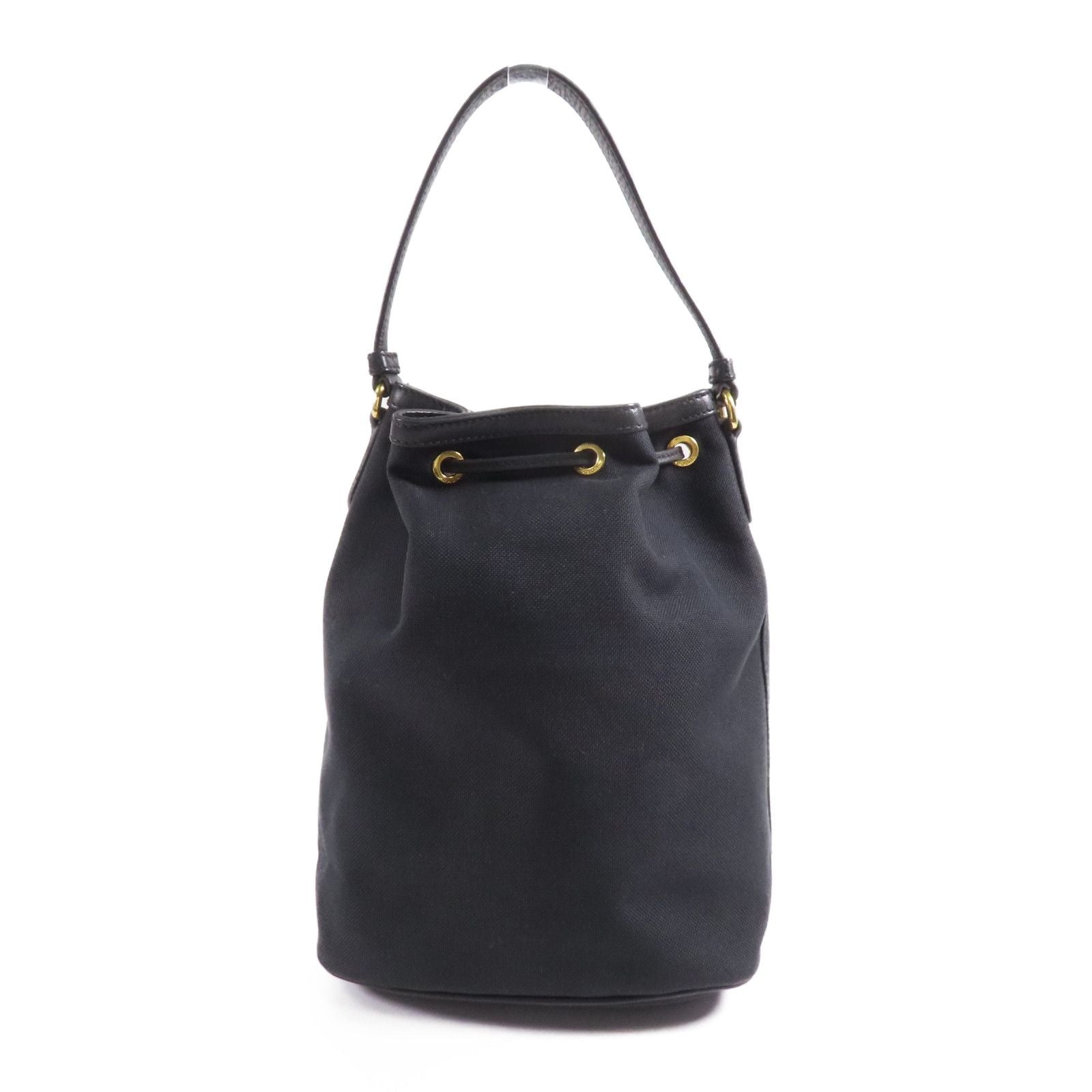 Prada Canvas 2Way Shoulder Bag 2way Shoulder Bag Black Canvas 1bh 038