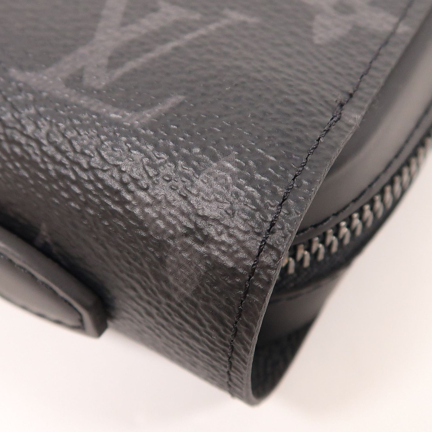 Louis Vuitton Monogram Eclipse Zippy Xl Wallet Changzhenbao Black Around Long Wallet M 61698