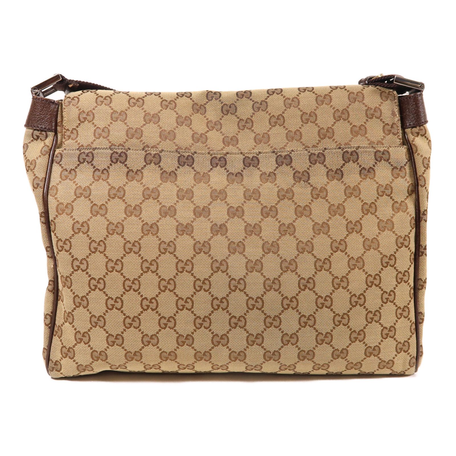 Gucci Canvas Shoulder Bag Brown Canvas 145861