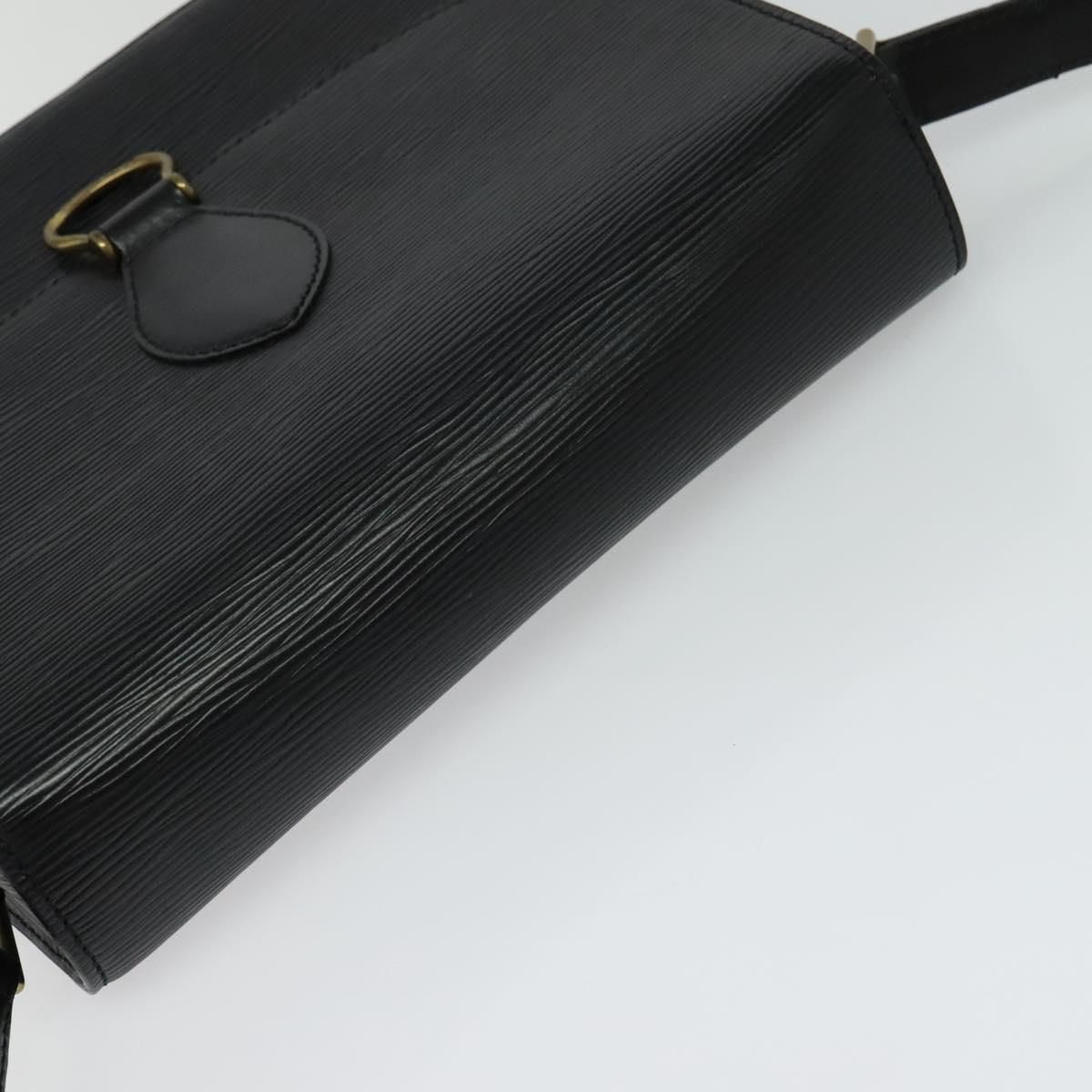 Louis Vuitton Epi Monogram Saint Cloud Gm Bag Black Noir M 52192 Auth