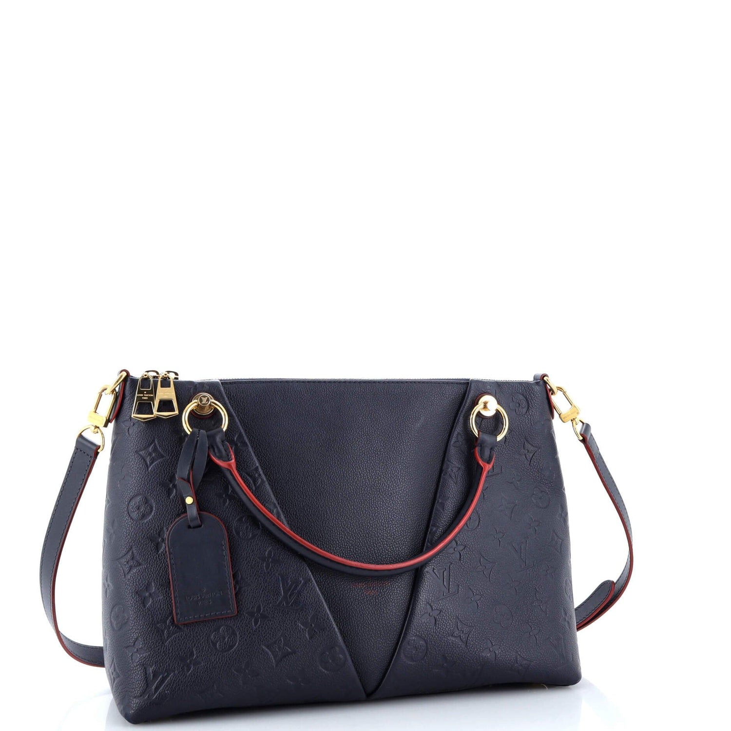 Louis Vuitton V Tote Monogram Empreinte Leather Mm