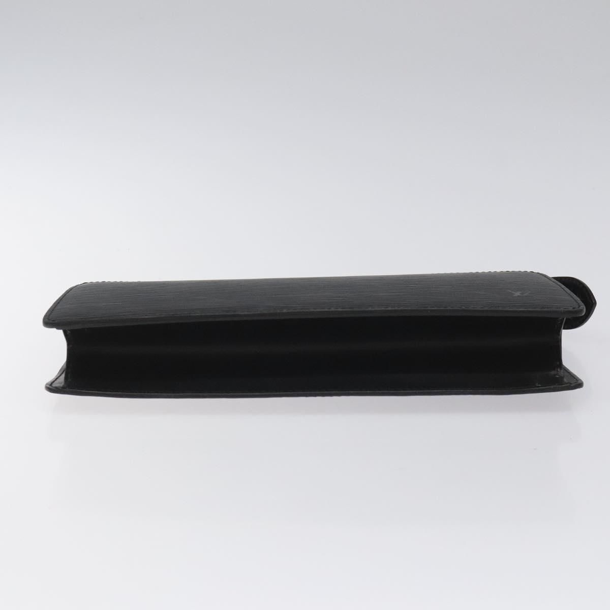 Louis Vuitton Epi Pochette Homme Clutch Bag Black Noir M 52522 Lv Auth