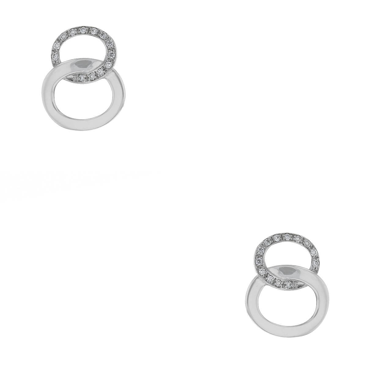 Pomellato Brera diamonds and gold earrings