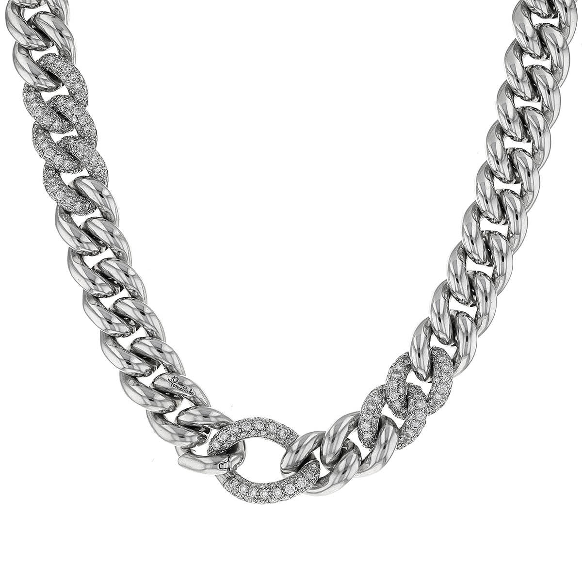 Pomellato Catene diamonds and gold necklace
