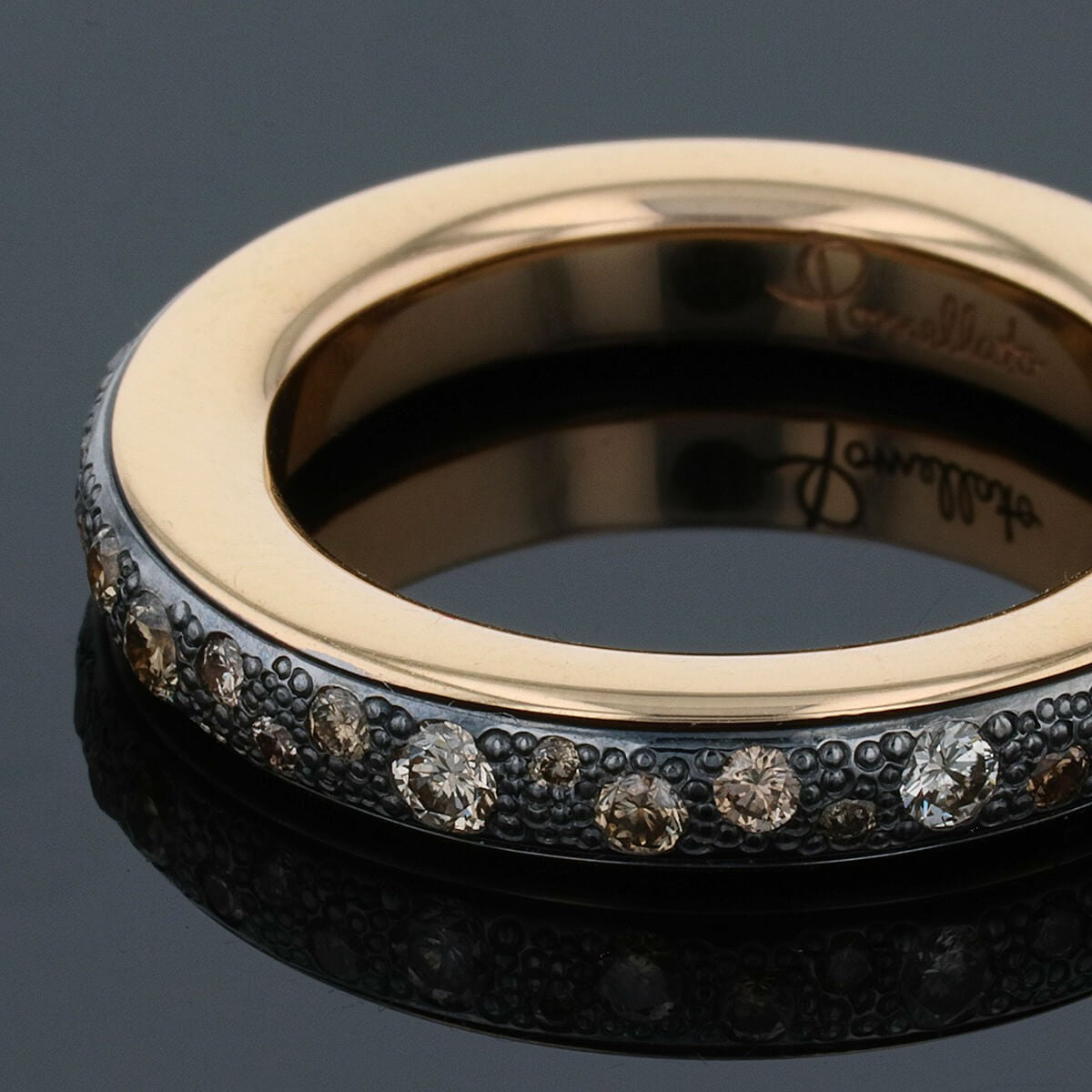 Pomellato Iconica diamonds and gold ring