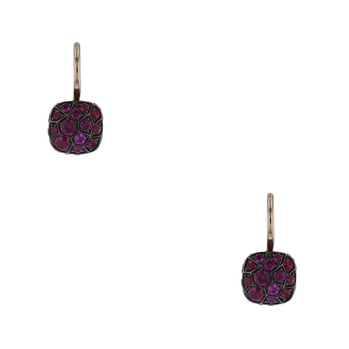 Pomellato Nudo rubies and gold earrings