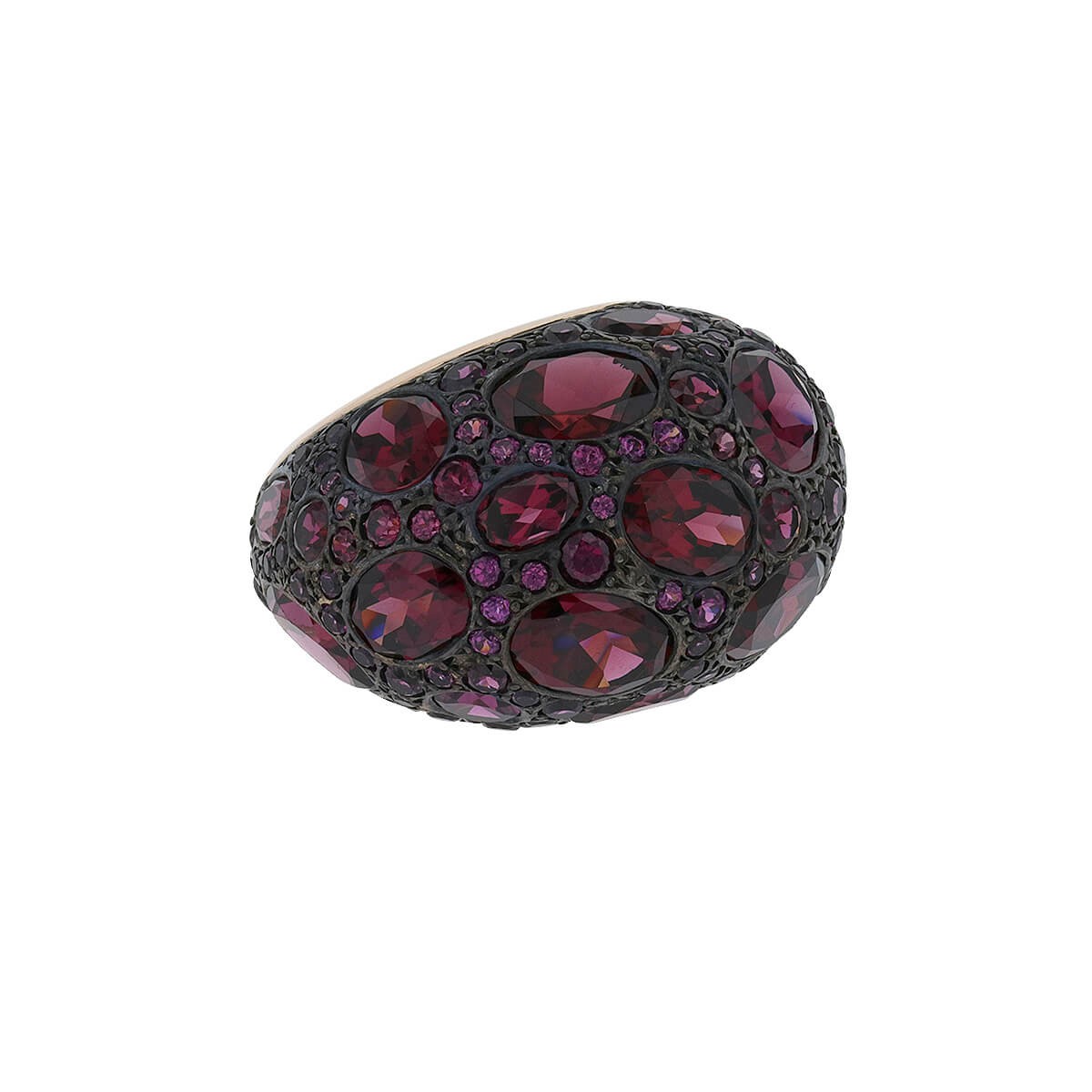 Pomellato Tabou garnets and gold ring