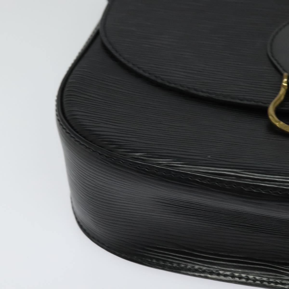 Louis Vuitton Epi Monogram Saint Cloud Gm Bag Black Noir M 52192 Auth