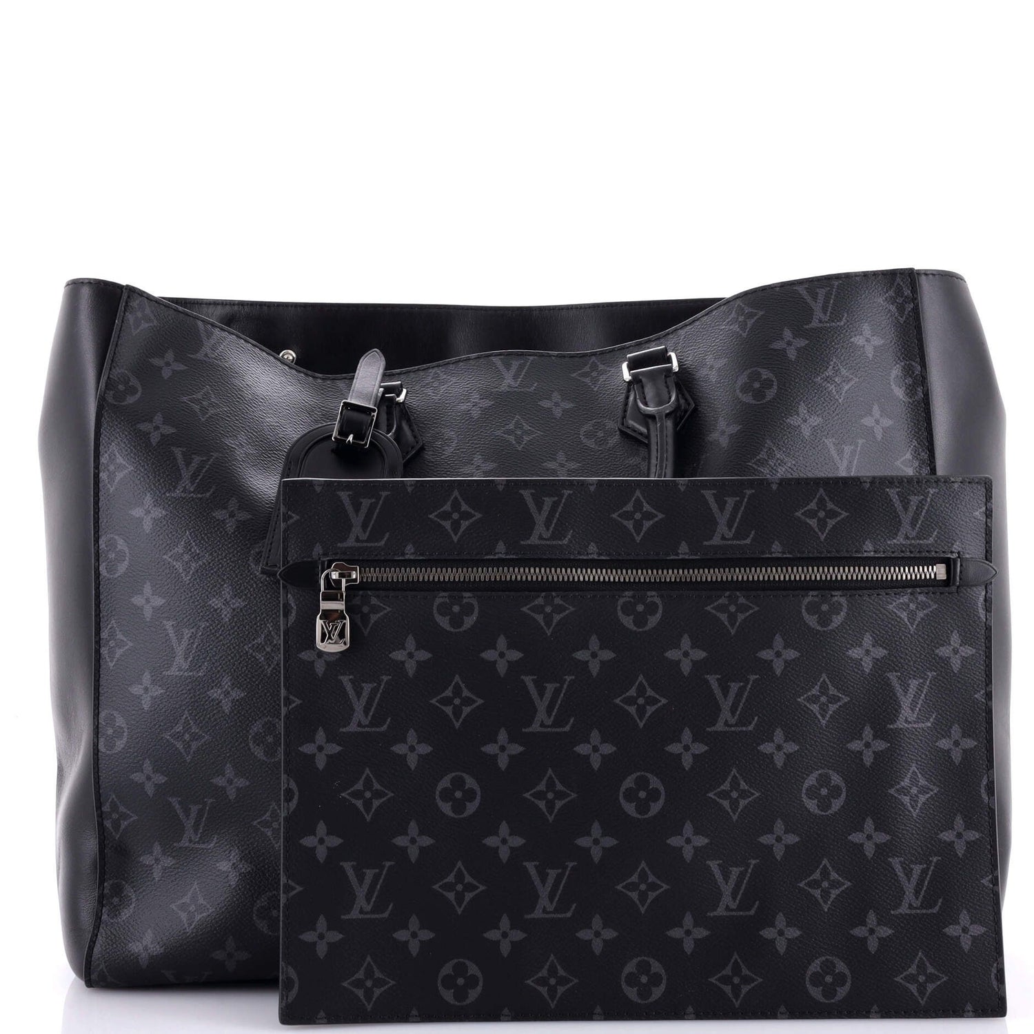 Louis Vuitton Grand Sac Bag Monogram Eclipse Canvas
