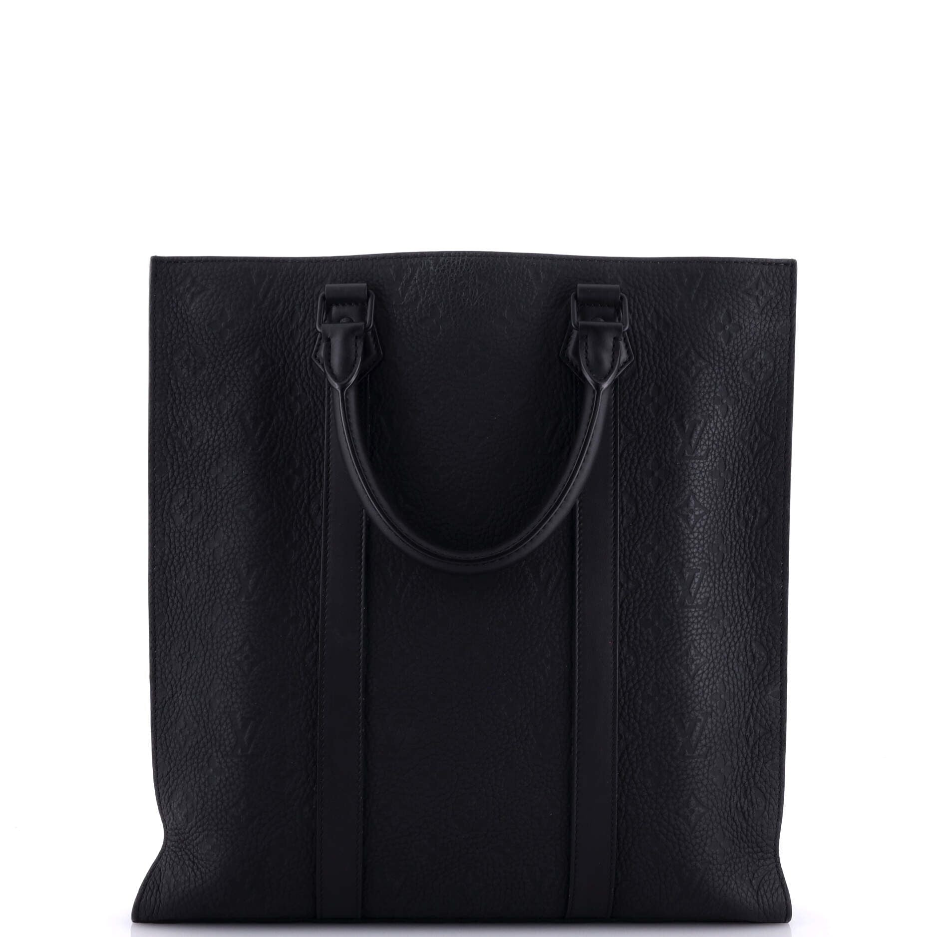 Louis Vuitton Sac Plat Nv Bag Monogram Taurillon Leather