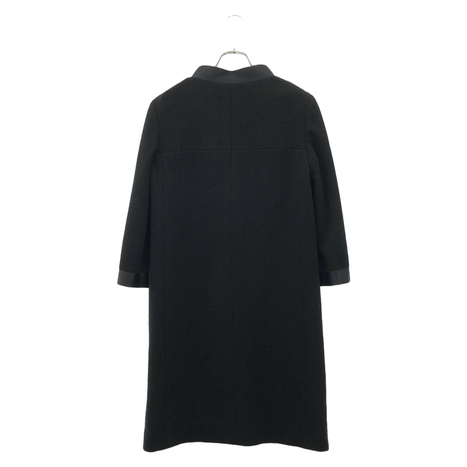 Chanel Black Coat Other Coat Wool P 26923v 17027