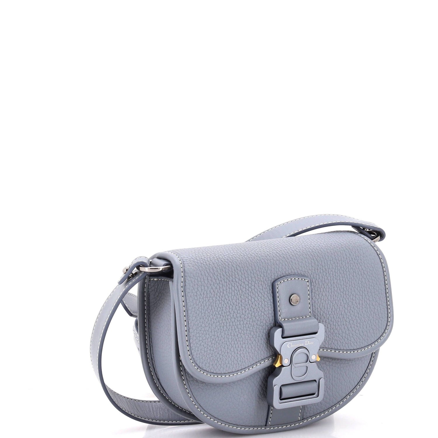 Christian Dior Gallop Flap Messenger Bag Leather Mini