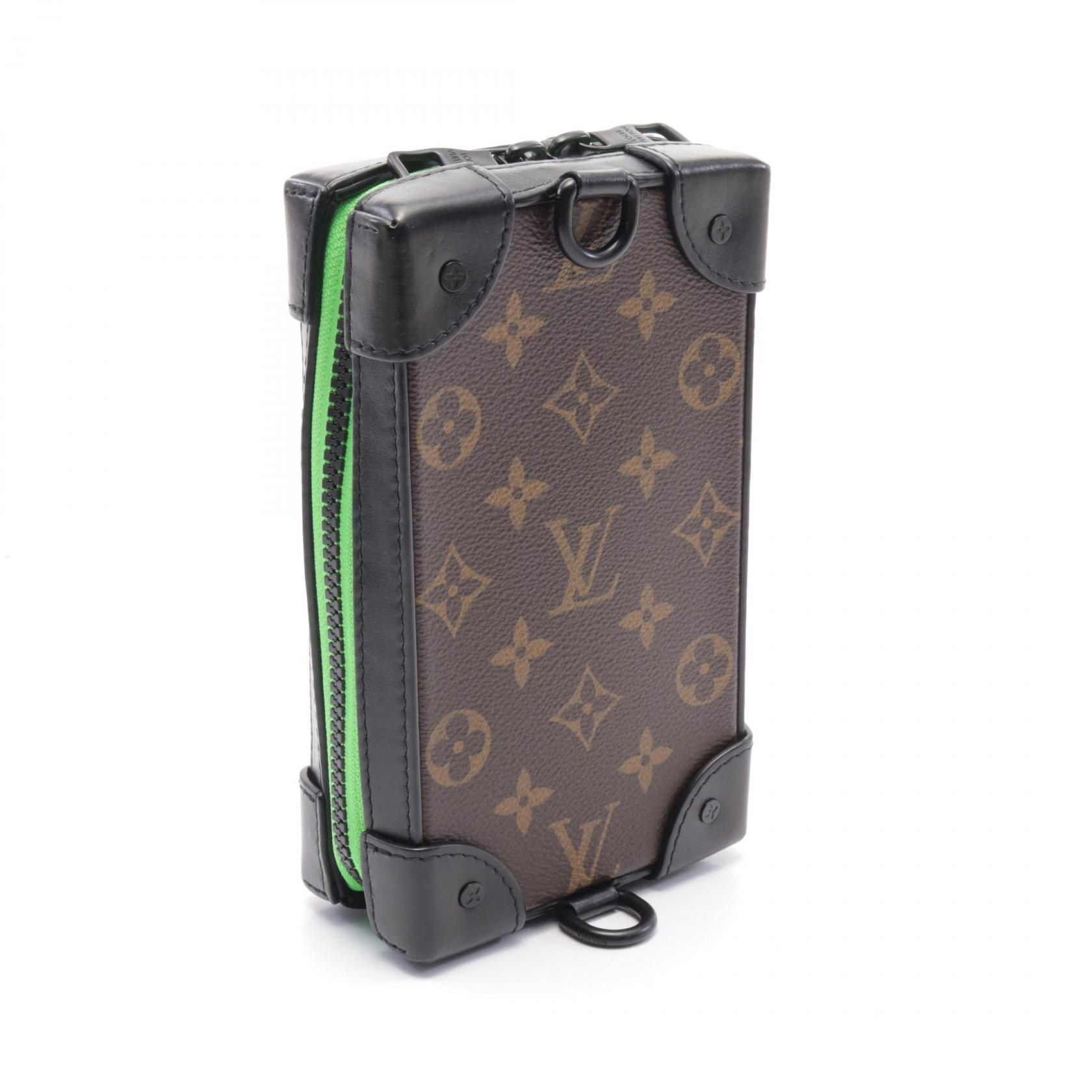 Louis Vuitton Soft Trunk Phone Box Lv Friends Brown Black Multicolor Shoulder Bag M 80144