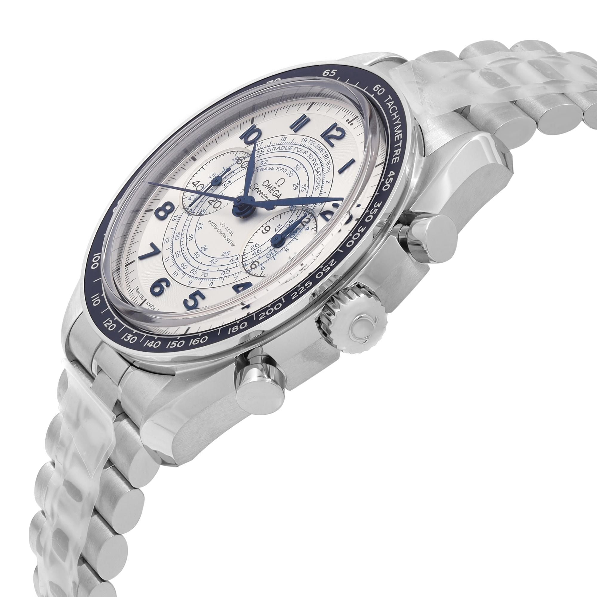 Omega Speedmaster Chronoscope Steel Silver Dial Mens Watch 329.30.43.51.02.001