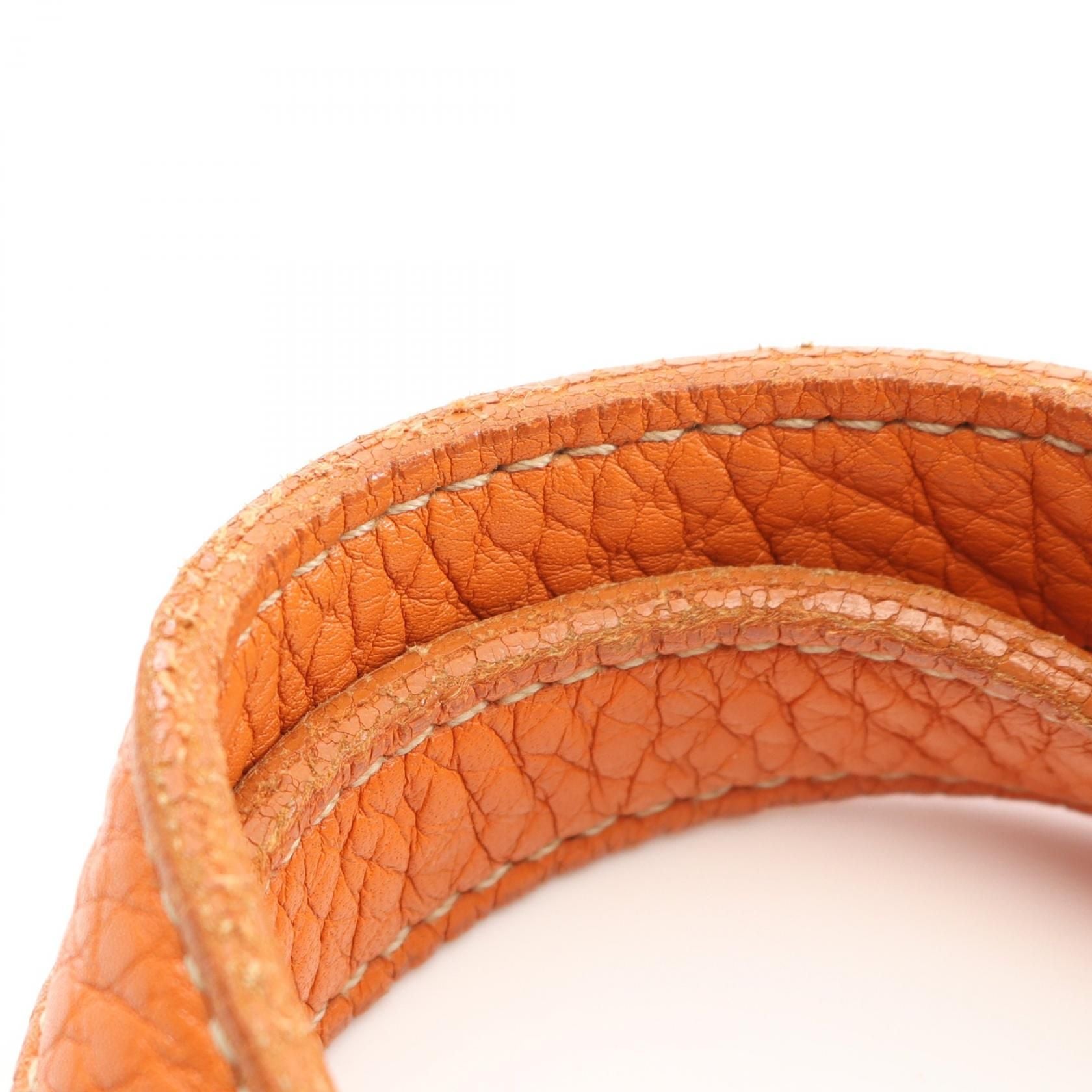 Prada Tote Bag Orange Leather