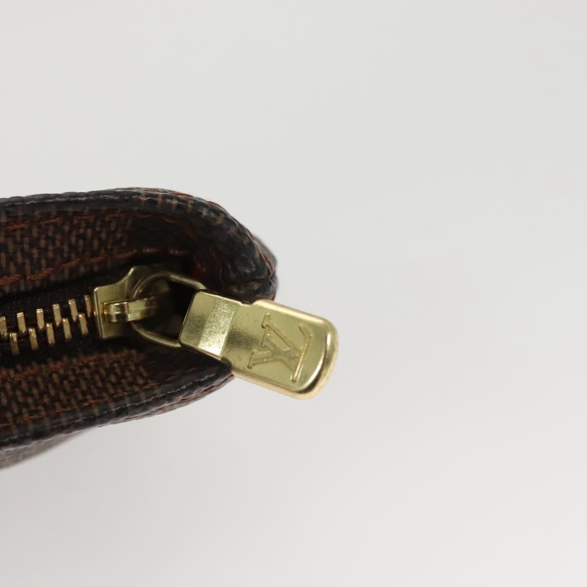 Louis Vuitton Damier Ebene Manosque Gm Accessory Pouch N 51120 Lv Auth