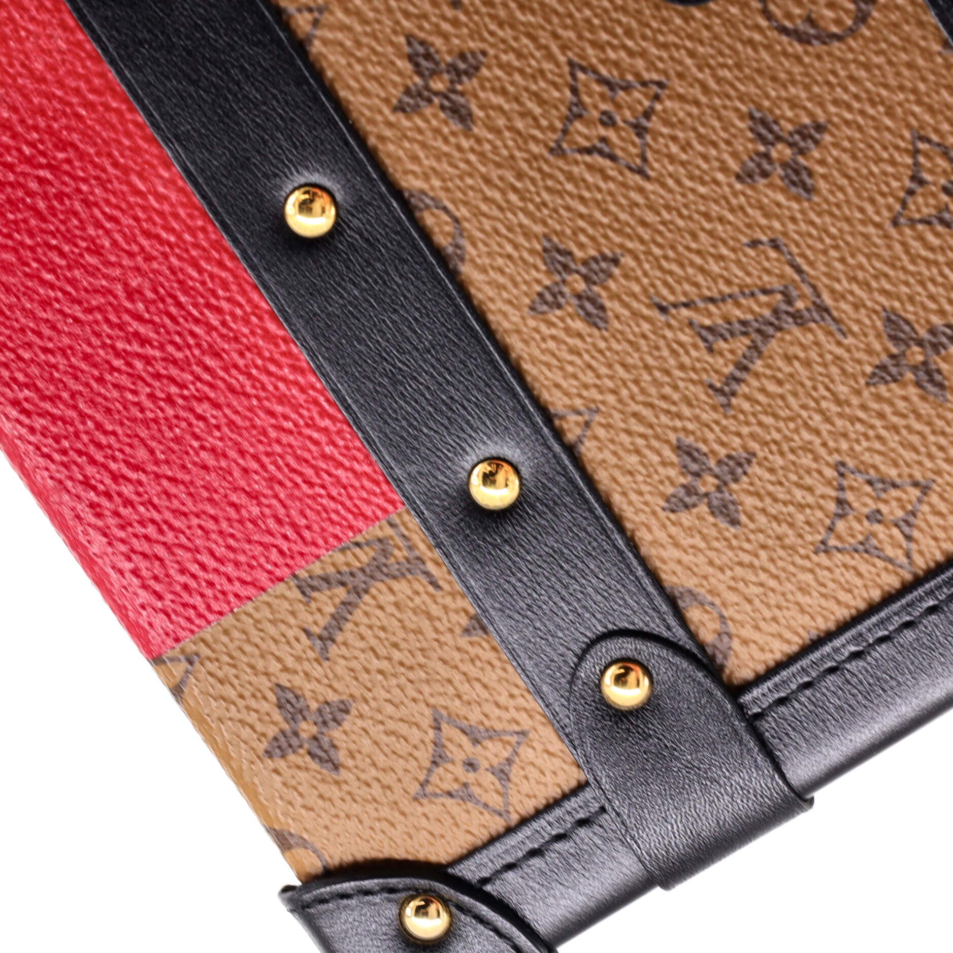 Louis Vuitton Petite Malle Handbag Limited Edition Kabuki Monogram Canvas