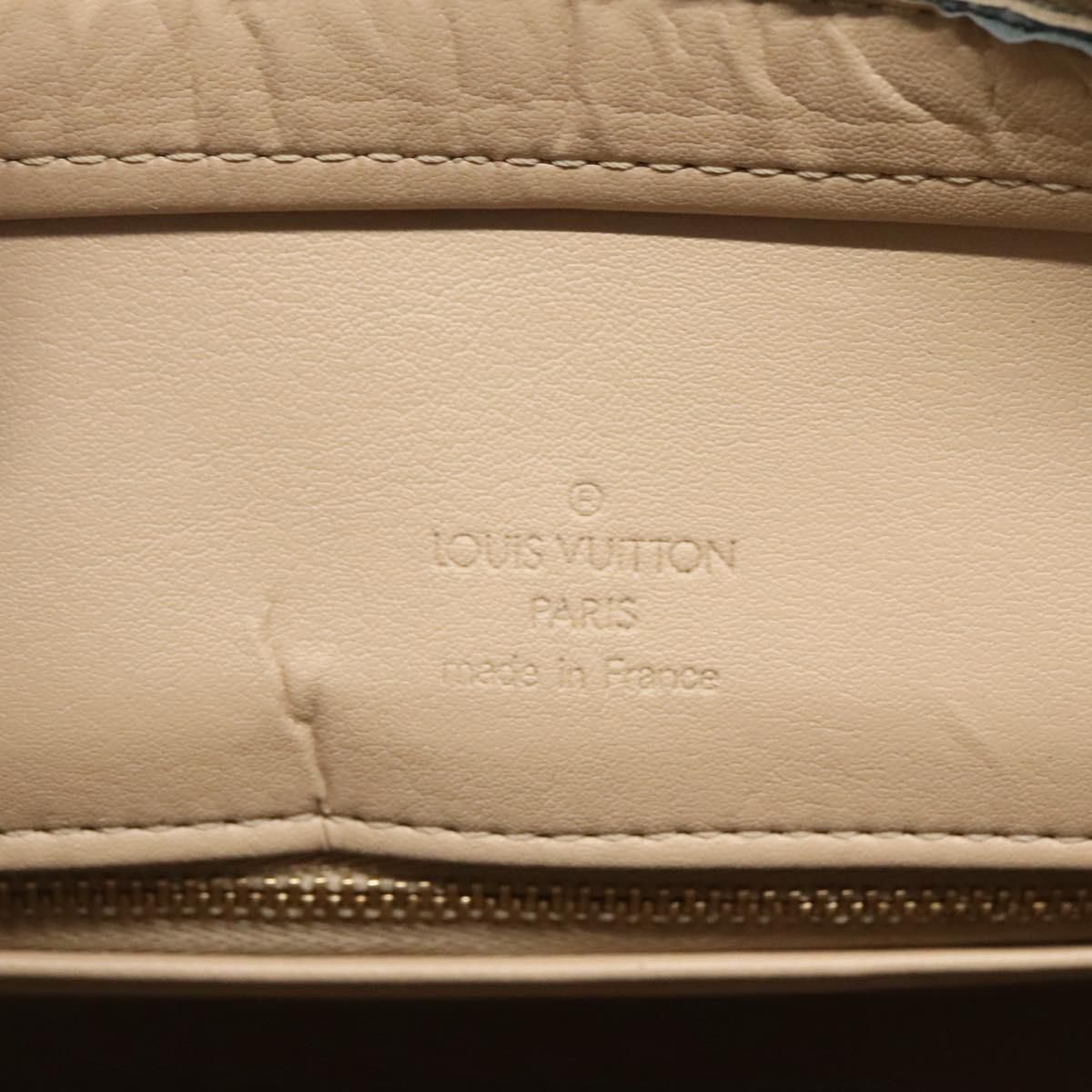 Louis Vuitton Vernis Houston Hand Bag Beige M 91004 Lv Auth